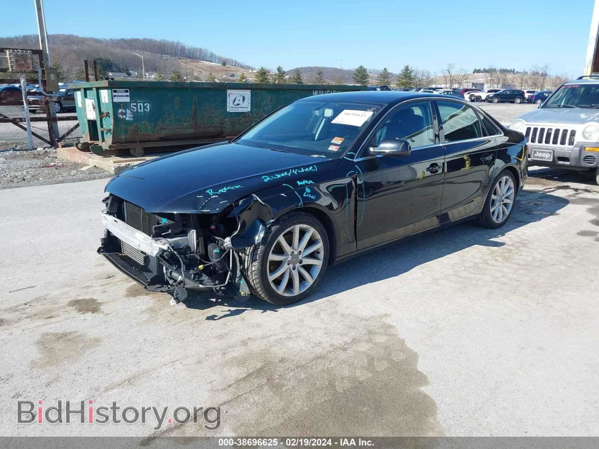 2013 AUDI A4 - VIN: WAUFFAFL7DN007419 - Фото 2