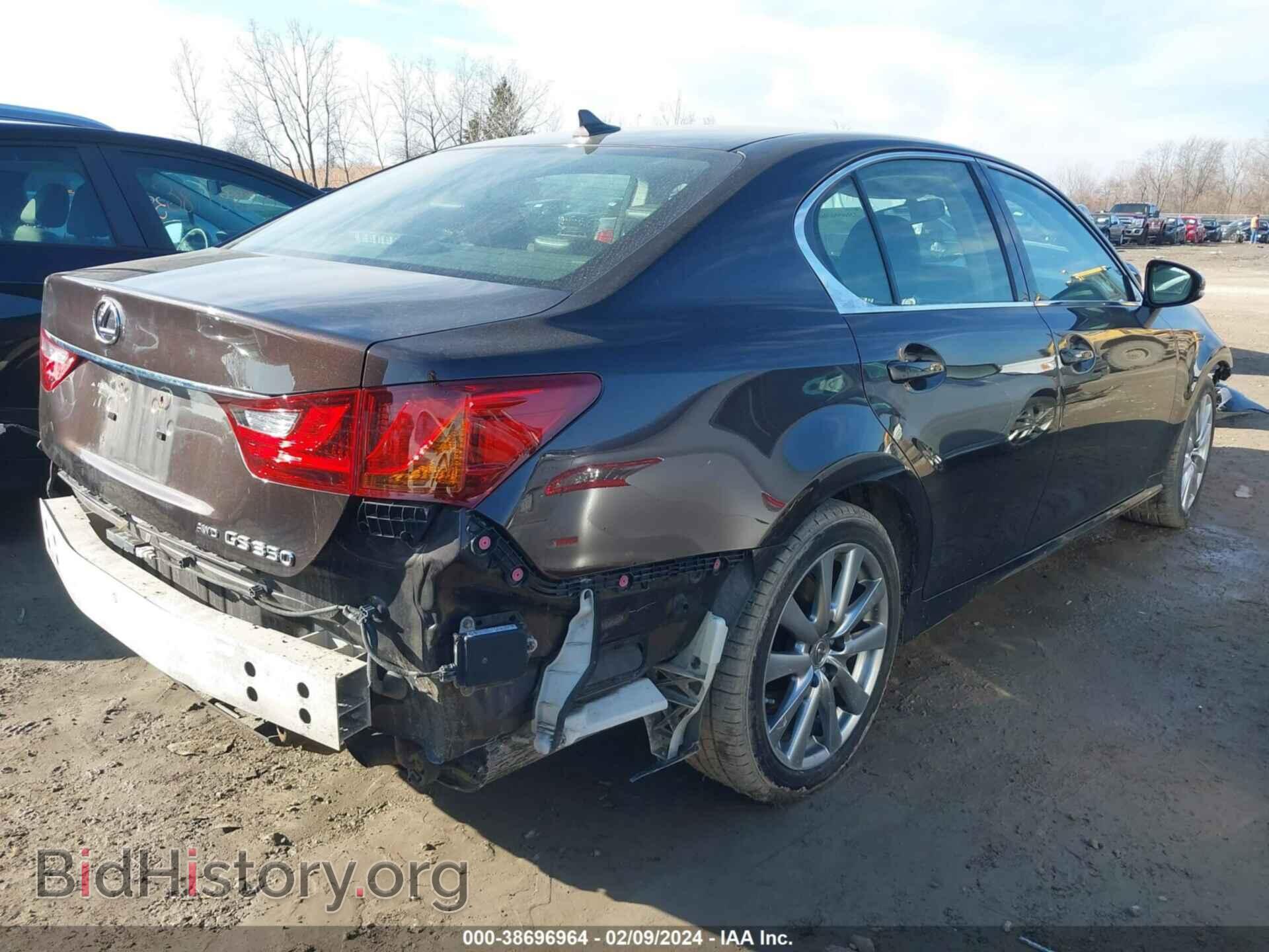 2014 LEXUS GS 350 - VIN: JTHCE1BL3E5020120 - Фото 4