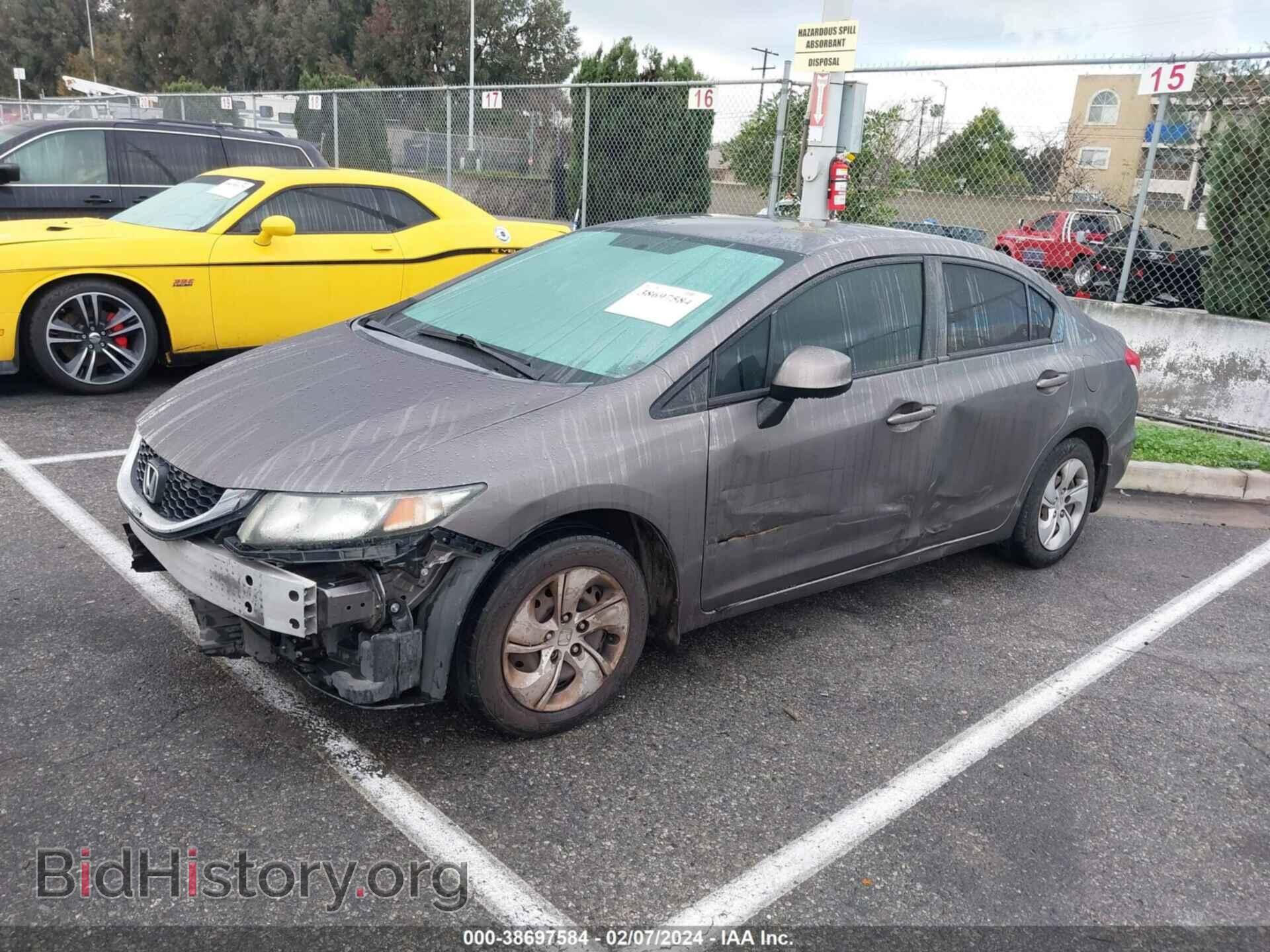 2013 HONDA CIVIC - VIN: 19XFB2F57DE245734 - Фото 2