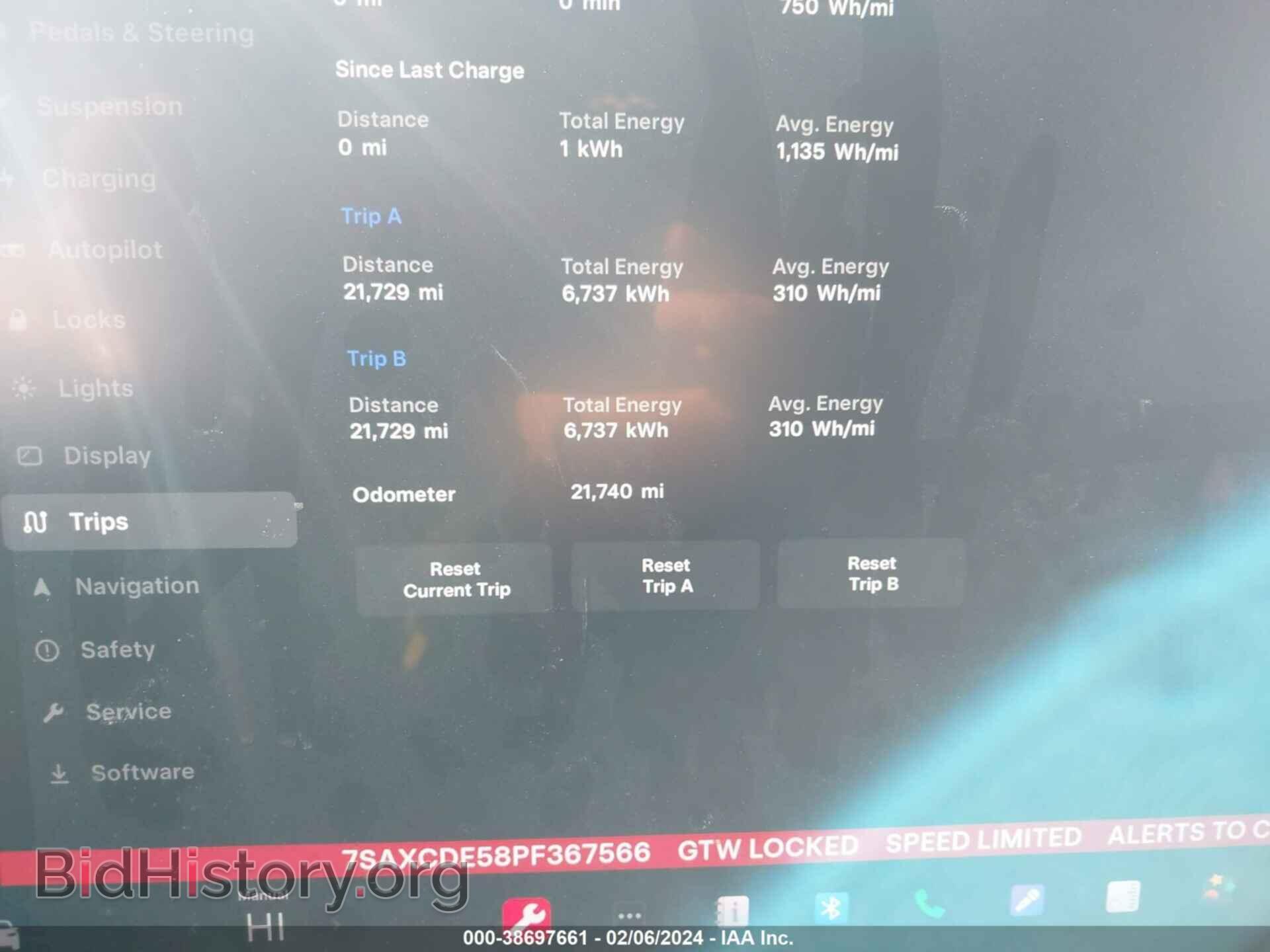 2023 TESLA MODEL X - VIN: 7SAXCDE58PF367566 - Фото 7