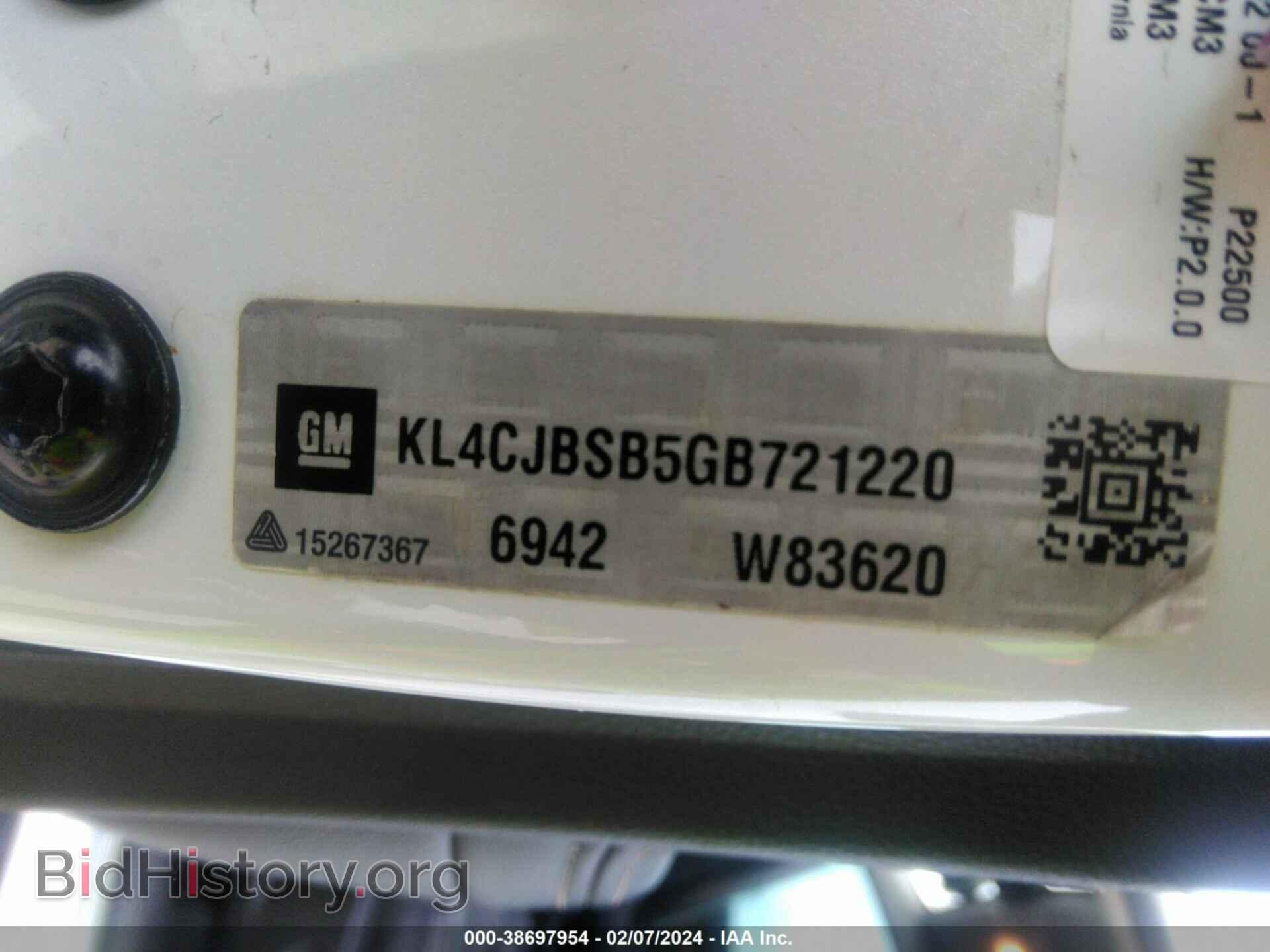 2016 BUICK ENCORE - VIN: KL4CJBSB5GB721220 - Photo 9