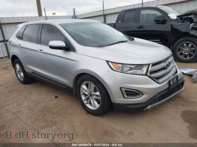 2016 Ford EDGE SEL, серебристый — VIN 2FMPK3J8XGBC36609, IAAI