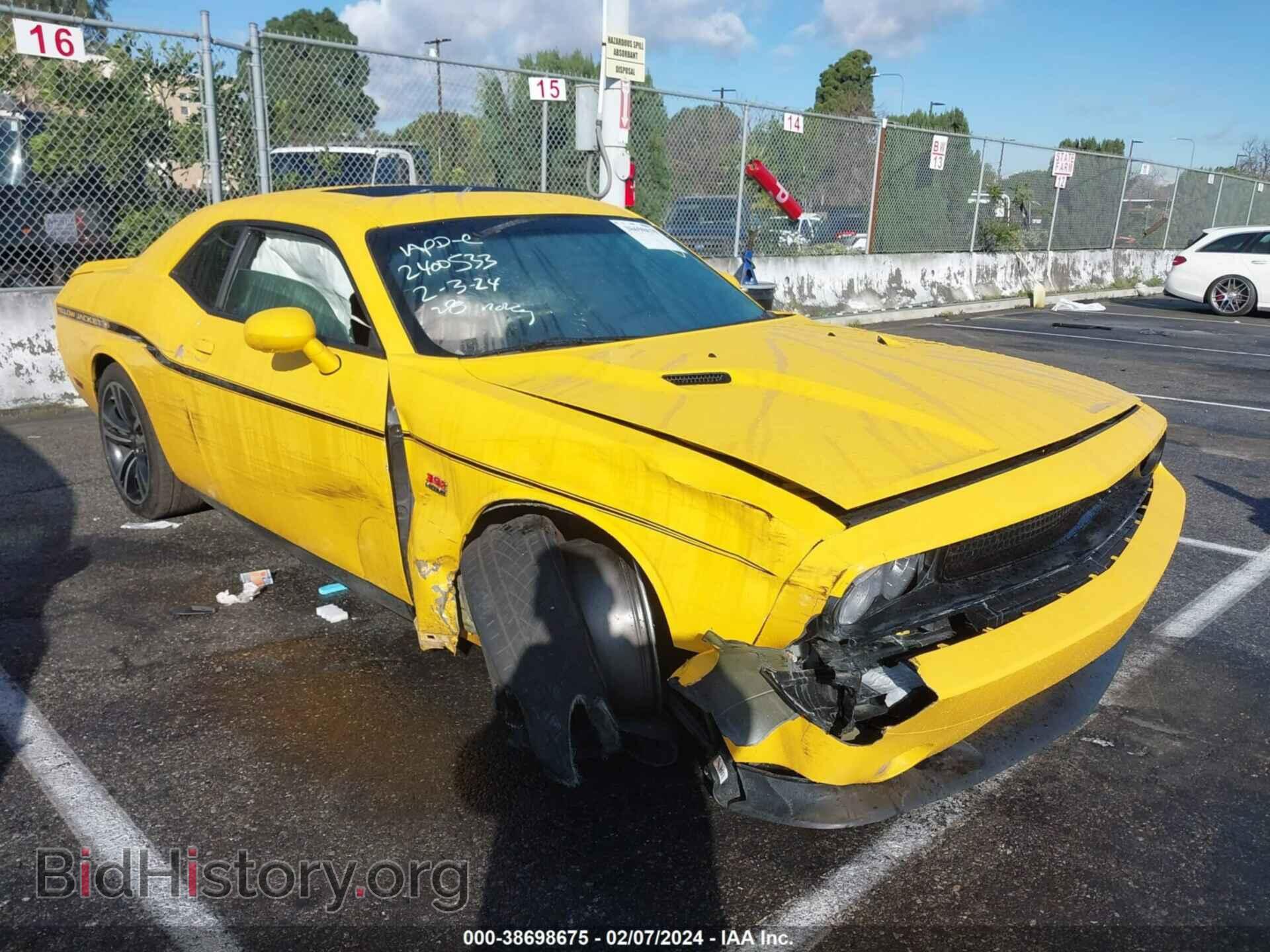 Photo 2C3CDYCJ3CH275337 - DODGE CHALLENGER 2012