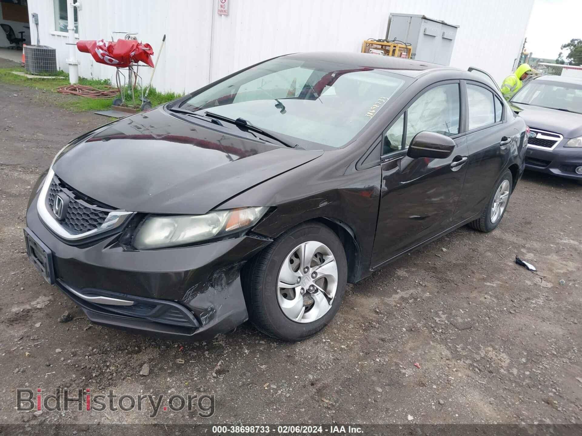 2014 HONDA CIVIC - VIN: 2HGFB2F50EH559782 - Фото 2