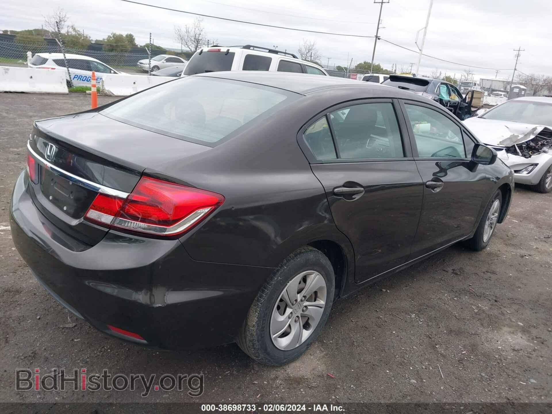 2014 HONDA CIVIC - VIN: 2HGFB2F50EH559782 - Фото 4
