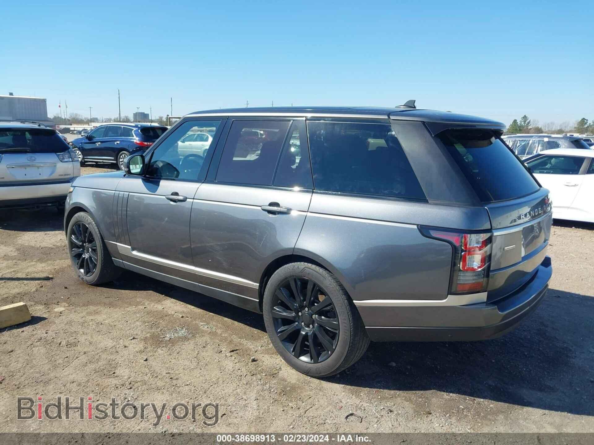 2016 LAND ROVER RANGE ROVER - VIN: SALGS2EF2GA300427 - Фото 3