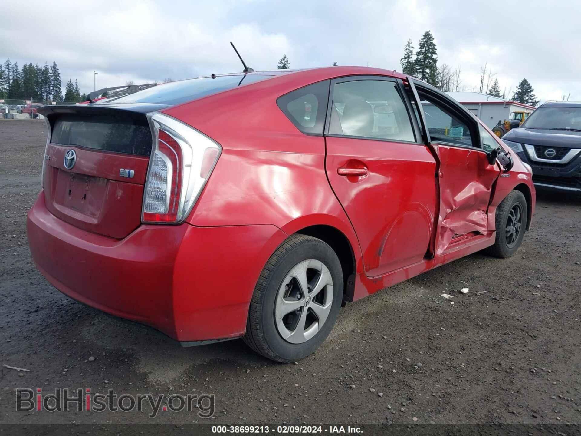 2012 TOYOTA PRIUS - VIN: JTDKN3DU0C1557451 - Фото 4