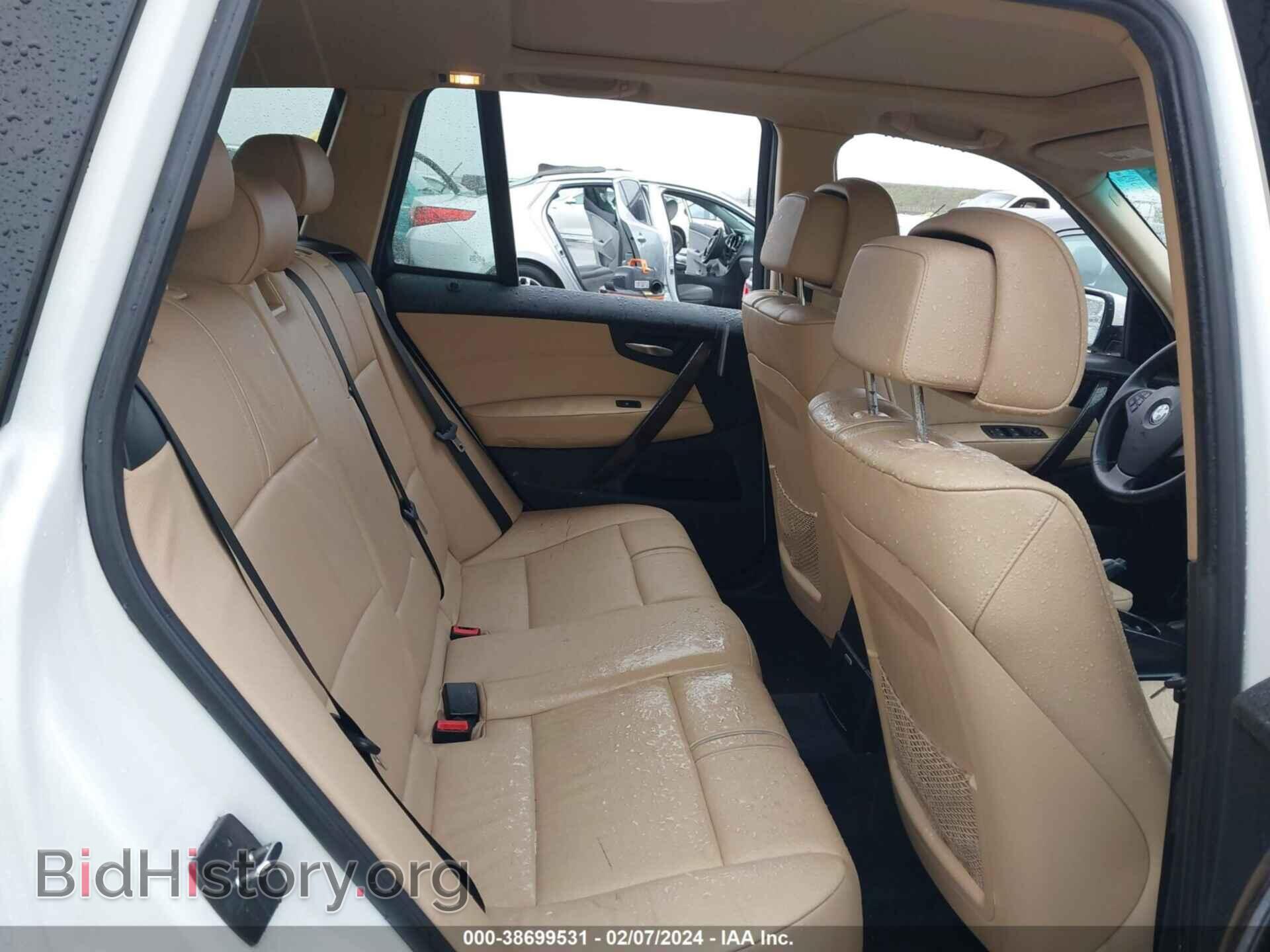 2008 BMW X3 - VIN: WBXPC93498WJ21999 - Фото 8