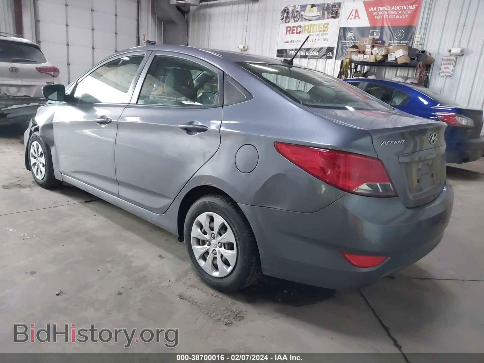 2017 HYUNDAI ACCENT - VIN: KMHCT4AE2HU299500 - Фото 3