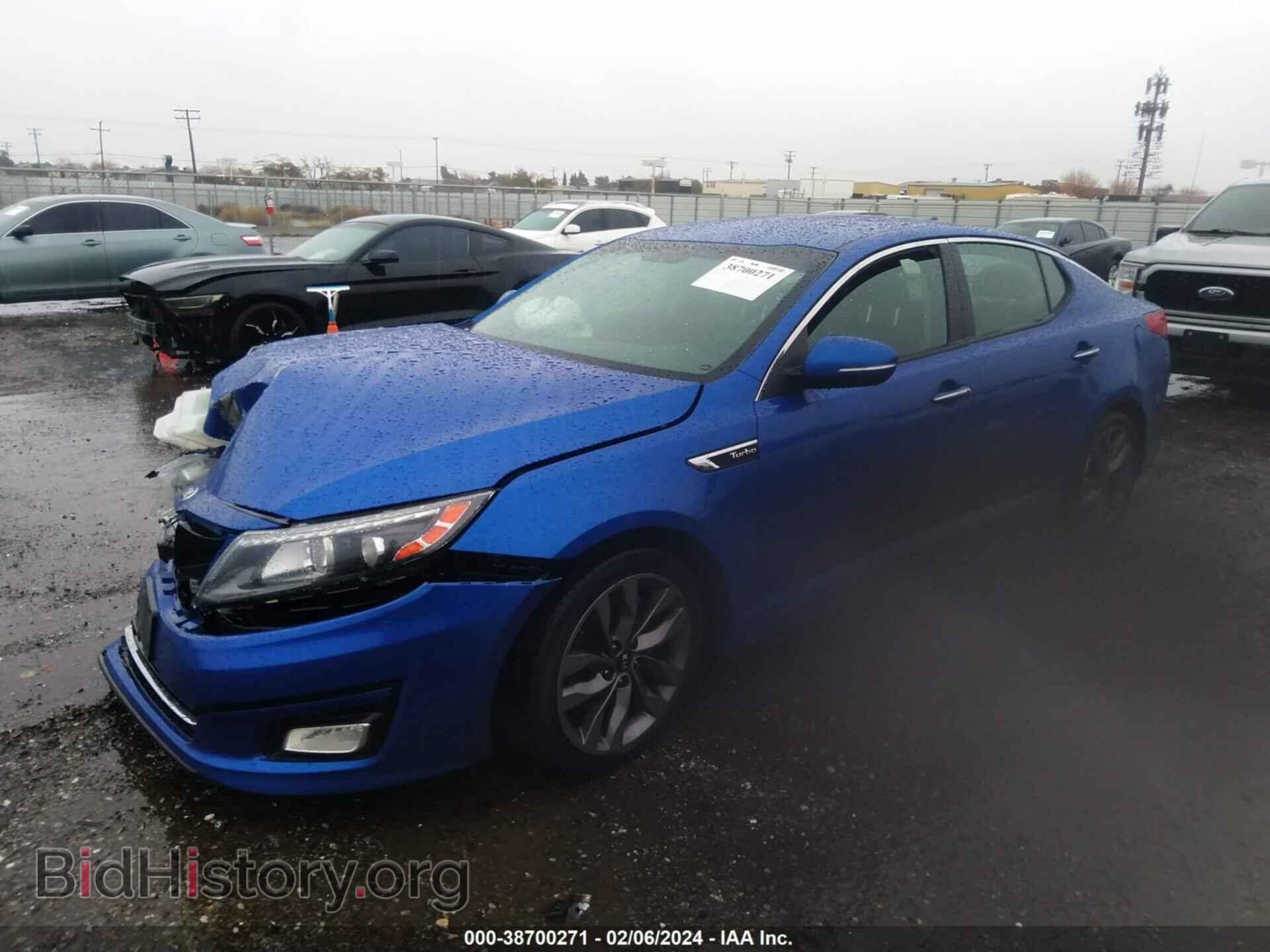 2015 KIA OPTIMA - VIN: 5XXGR4A67FG406105 - Фото 2