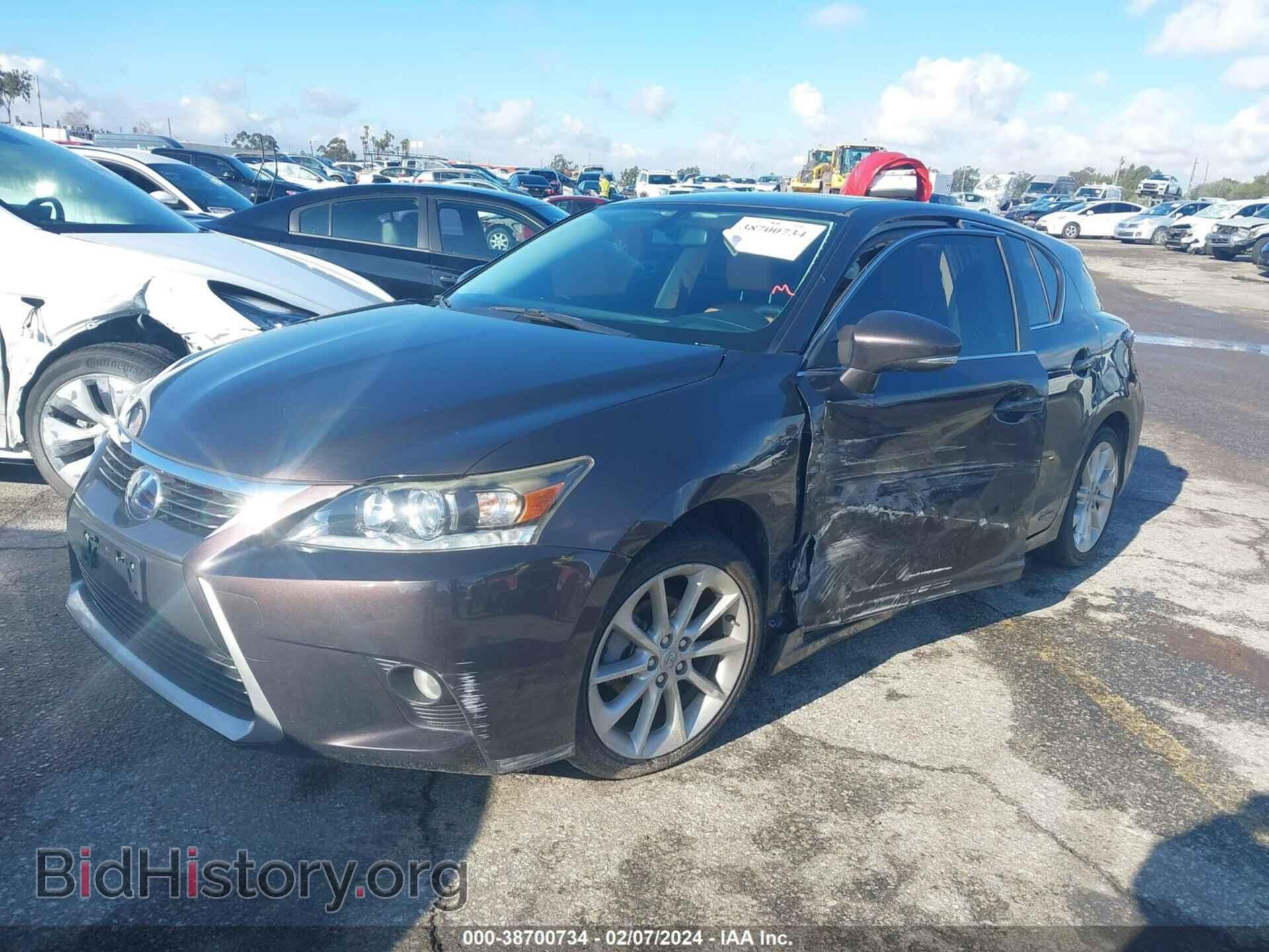2014 LEXUS CT 200H - VIN: JTHKD5BH4E2175603 - Фото 2