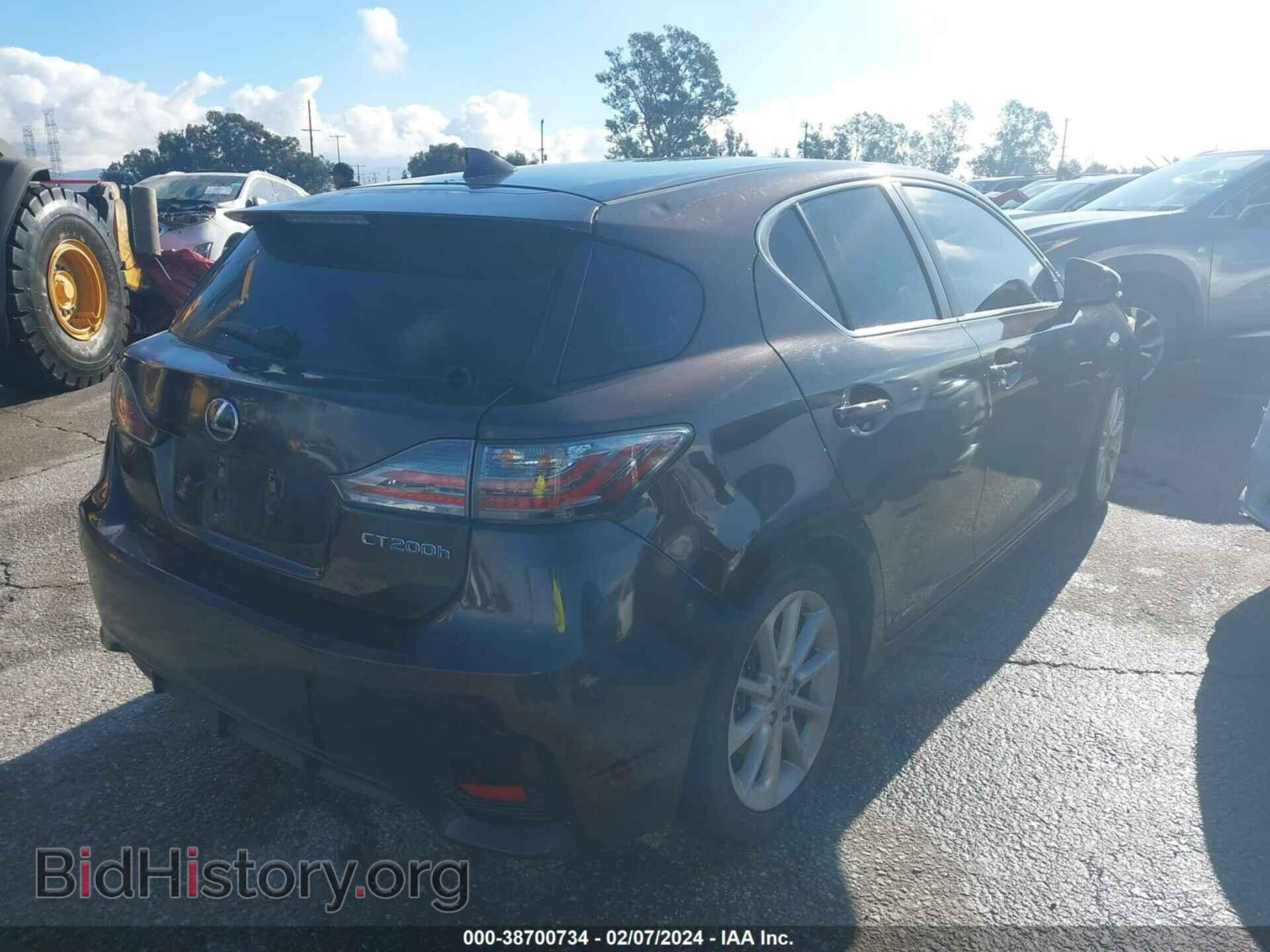 2014 LEXUS CT 200H - VIN: JTHKD5BH4E2175603 - Фото 4