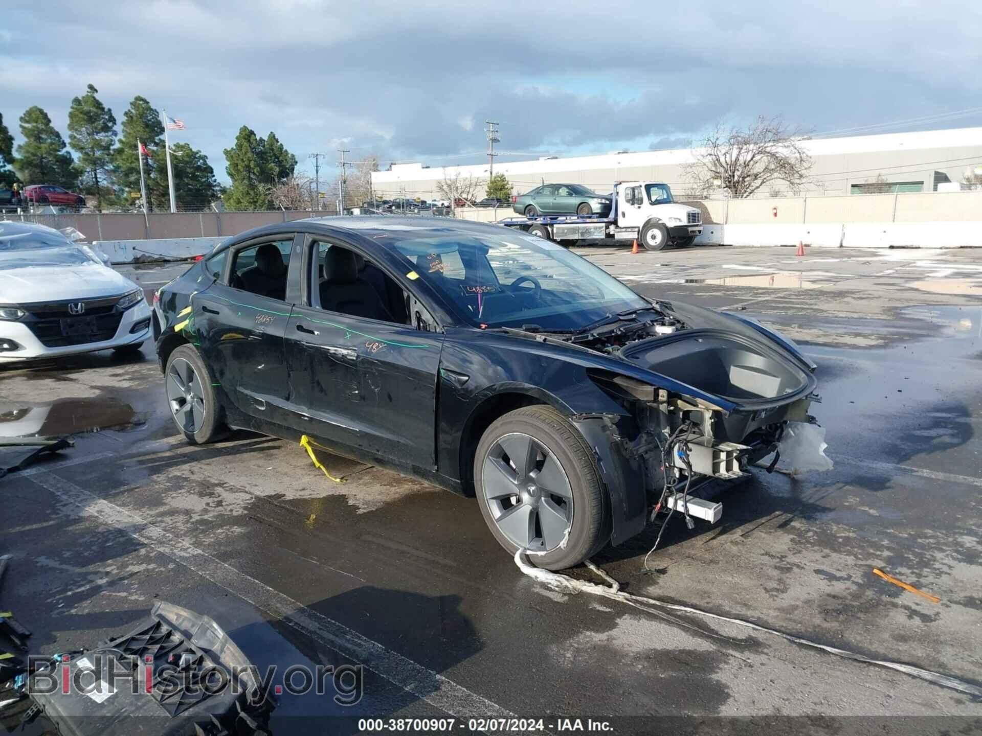 Photo 5YJ3E1EA0MF053083 - TESLA MODEL 3 2021