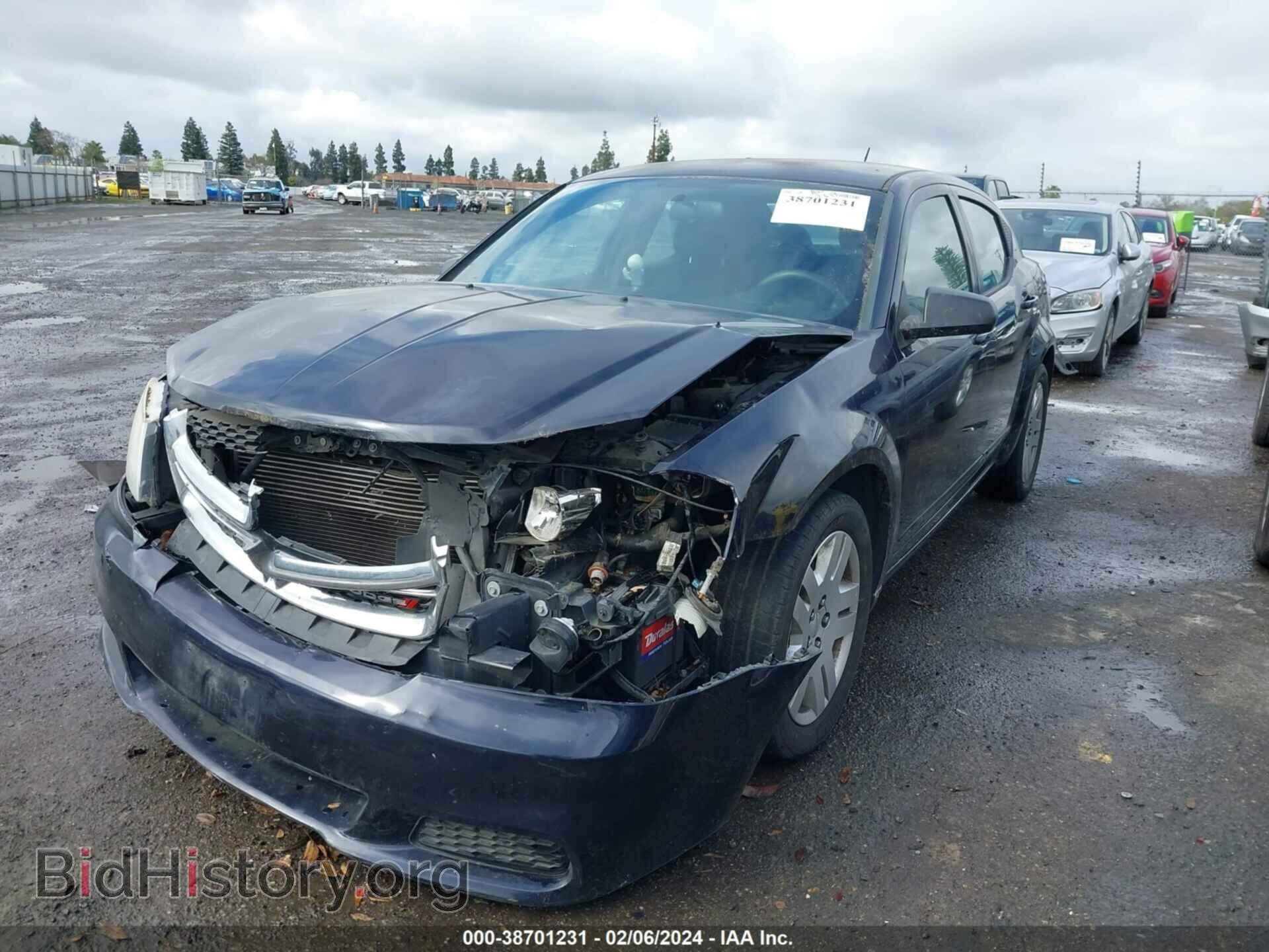 2012 DODGE AVENGER - VIN: 1C3CDZAG6CN327953 - Фото 2