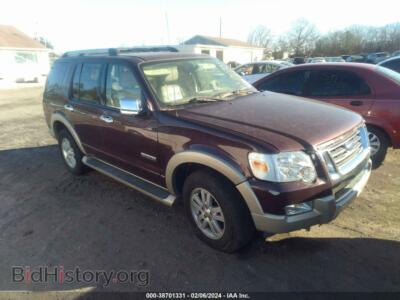 2006 Ford EXPLORER Eddie Bauer, red — VIN 1FMEU74E16UB24882, IAAI