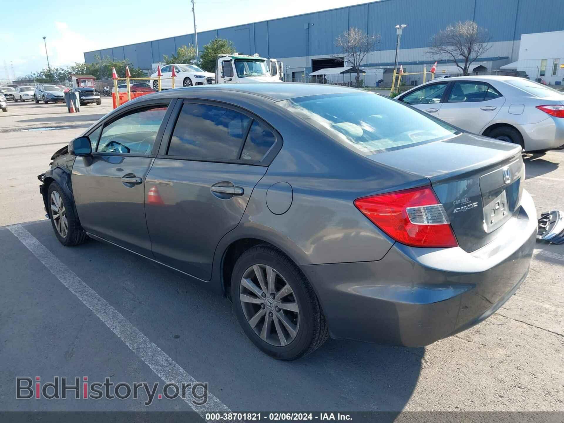 2012 HONDA CIVIC - VIN: 19XFB2F84CE333505 - Фото 3