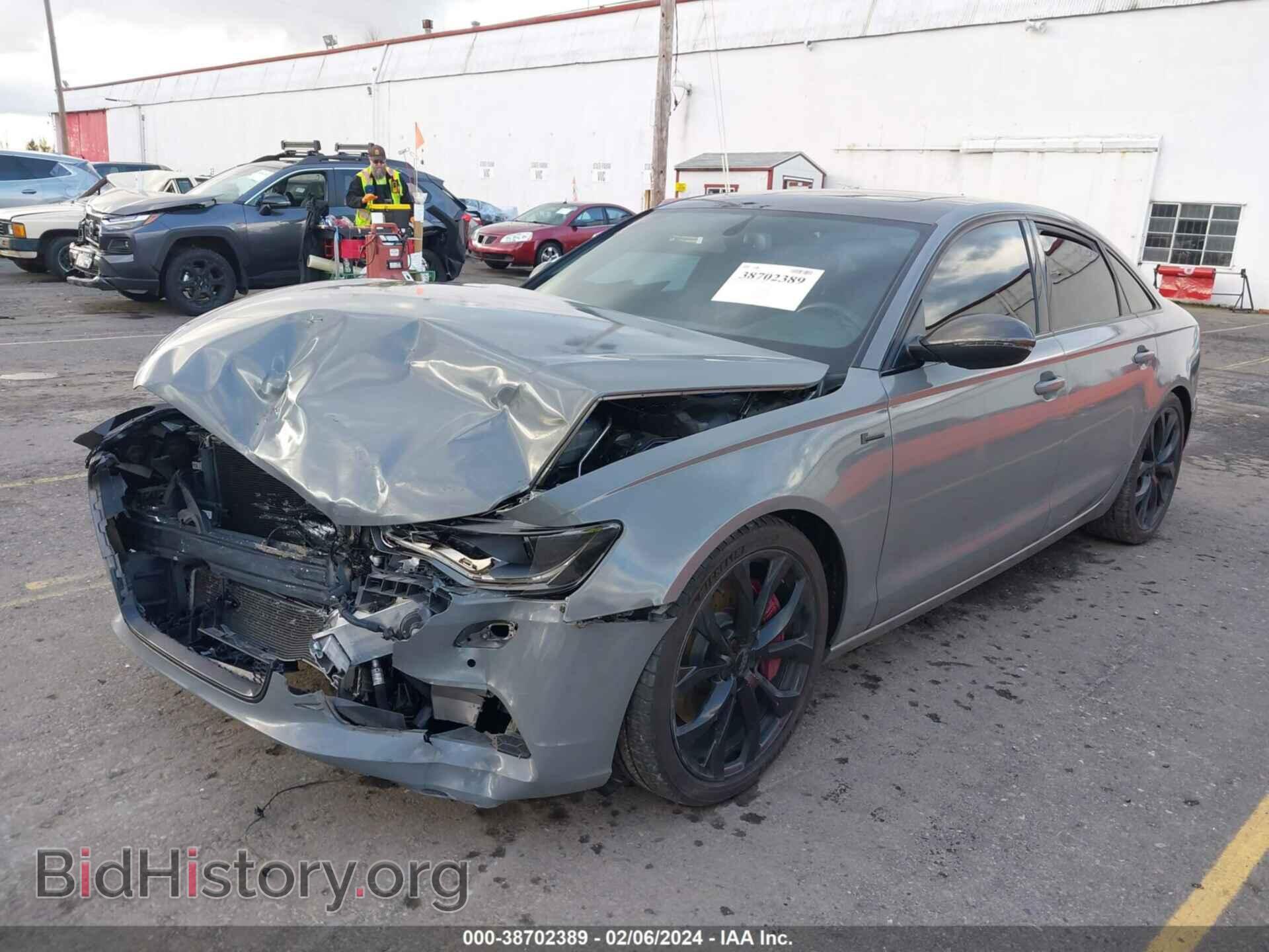 2013 AUDI A6 - VIN: WAUGGAFC5DN007341 - Фото 2
