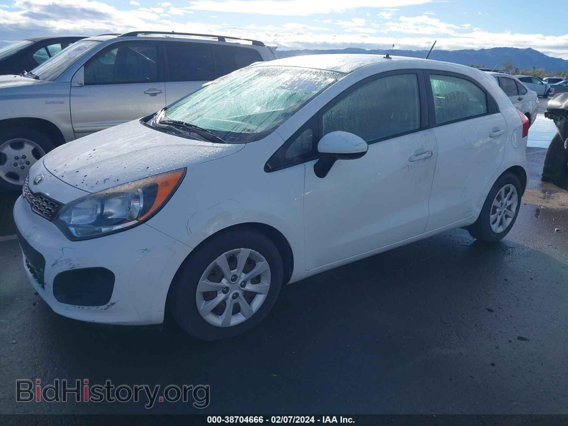 2014 KIA RIO - VIN: KNADM5A36E6359124 - Фото 2