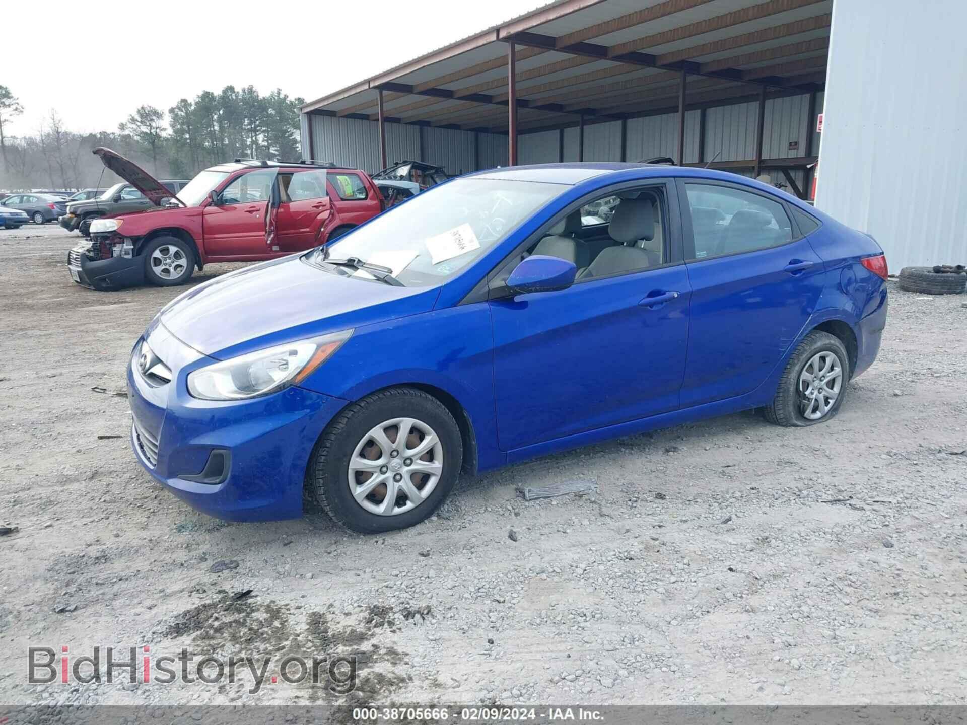 2013 HYUNDAI ACCENT - VIN: KMHCT4AE1DU410421 - Фото 2