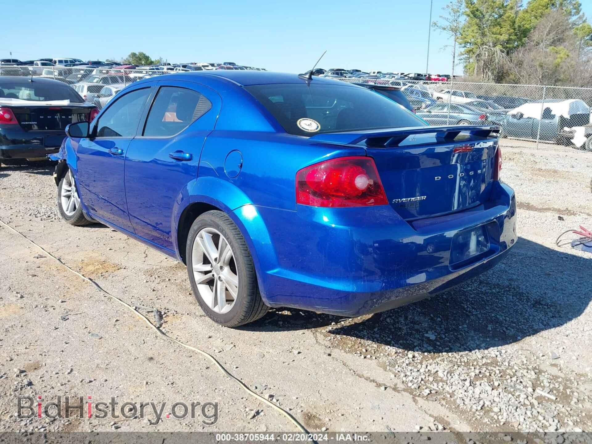 2013 DODGE AVENGER - VIN: 1C3CDZCB2DN628545 - Фото 3