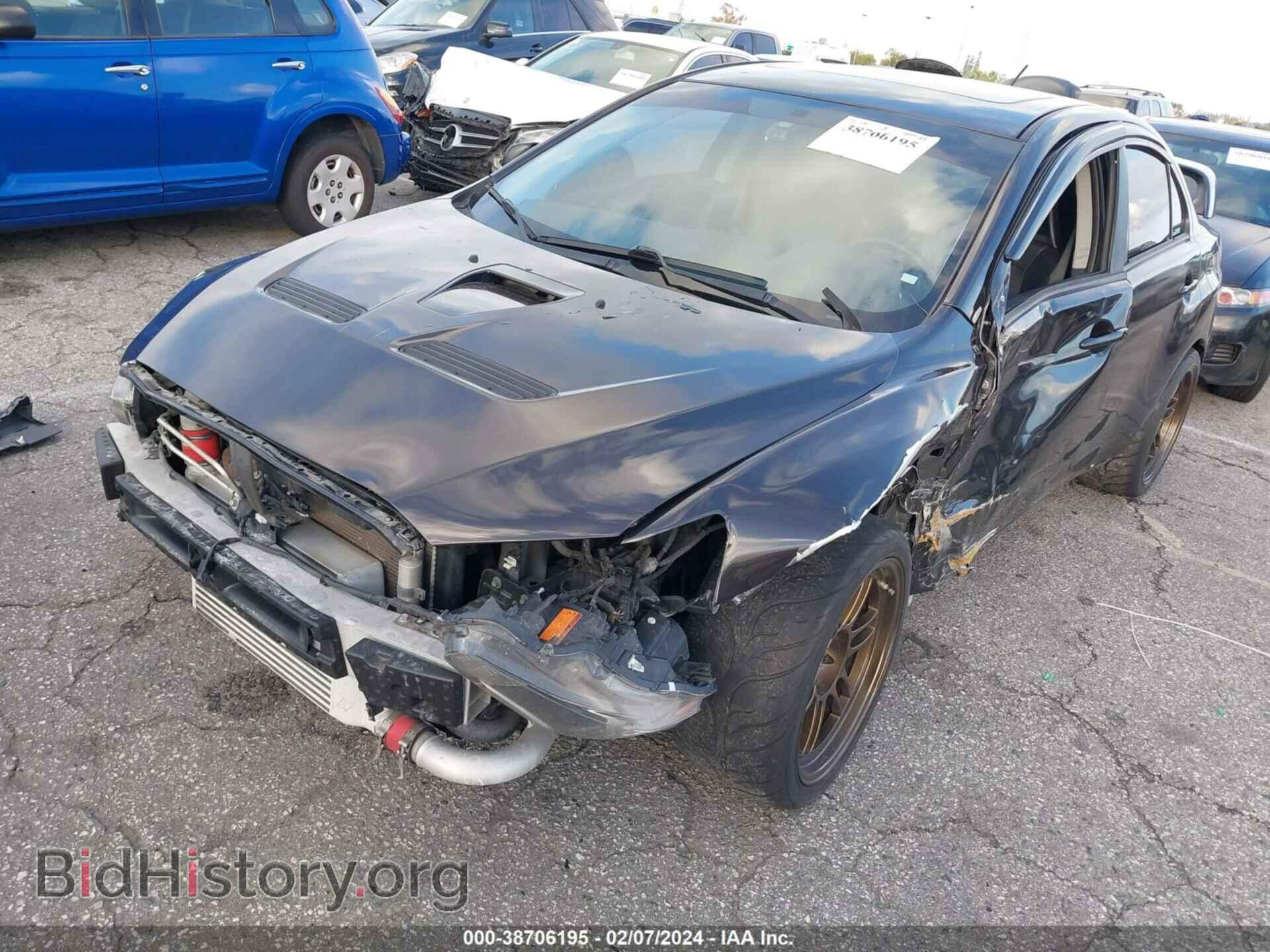 2014 MITSUBISHI LANCER EVOLUTION - VIN: JA32W8FV8EU006927 - Photo 2