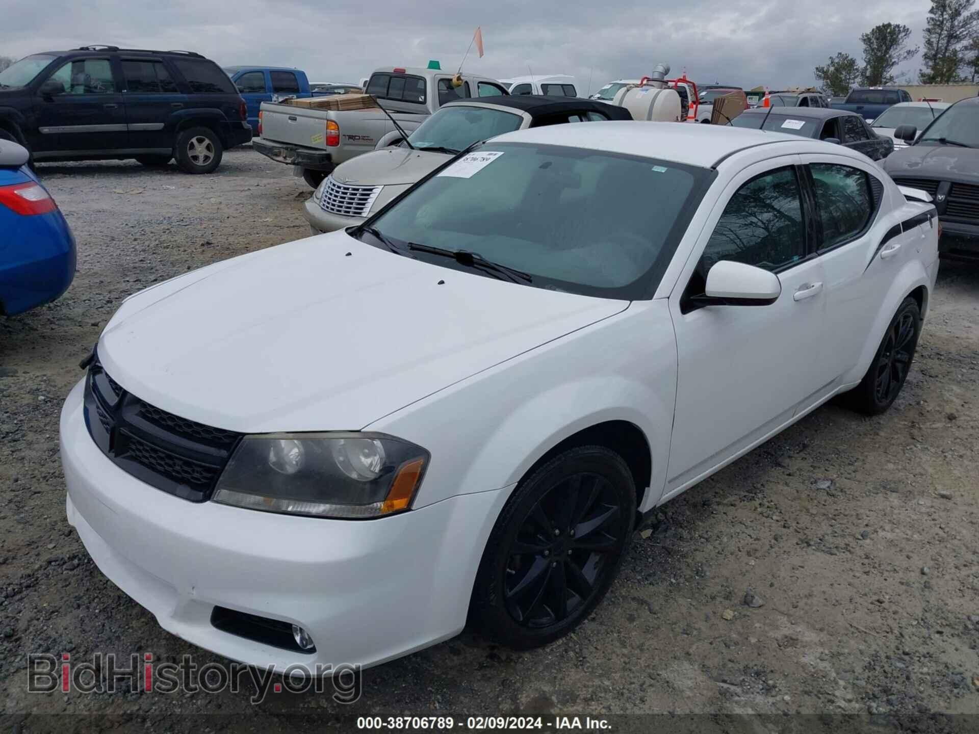 2013 DODGE AVENGER - VIN: 1C3CDZCB4DN664477 - Фото 2