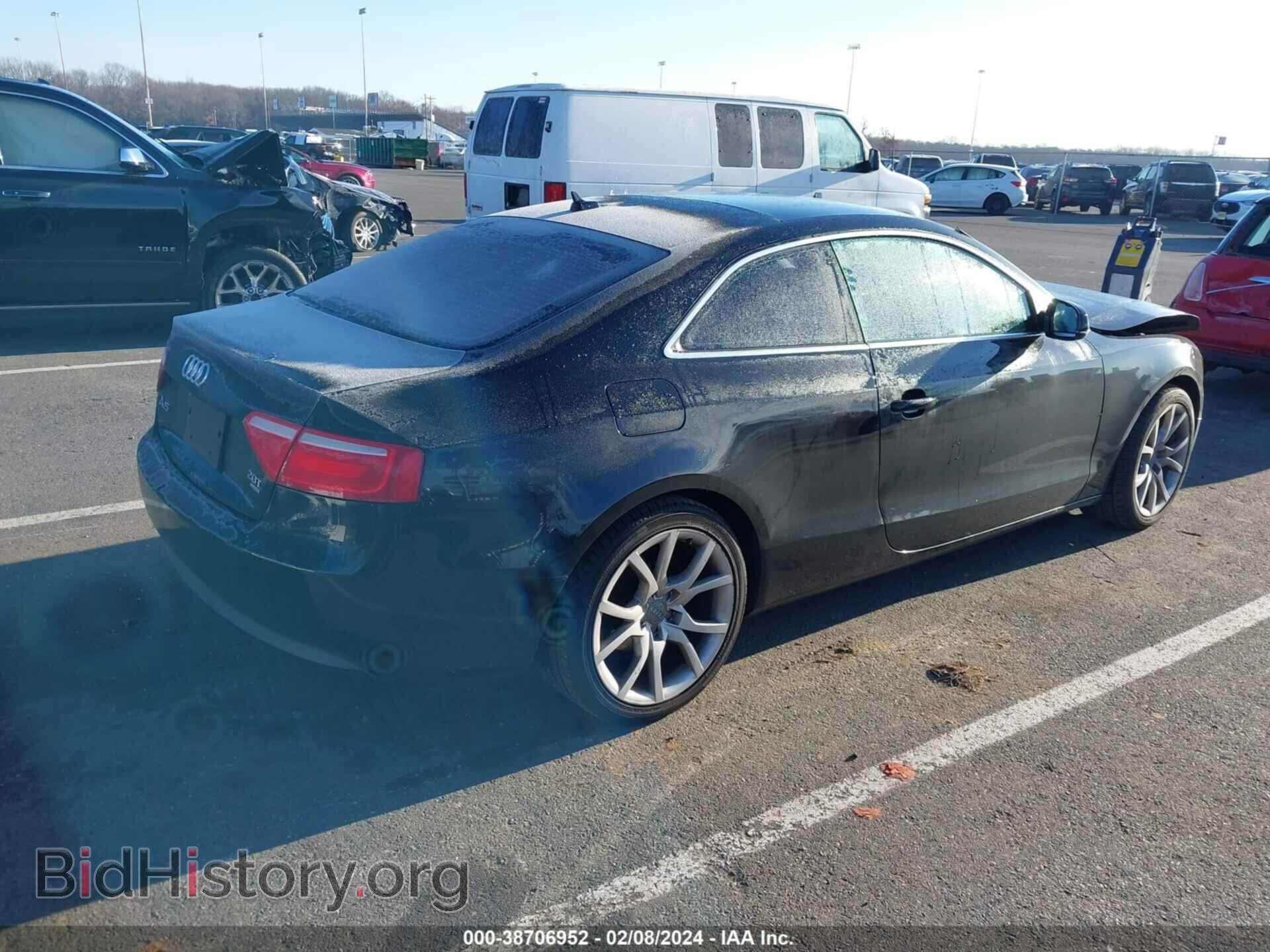 2012 AUDI A5 - VIN: WAUCFAFR2CA003257 - Фото 4