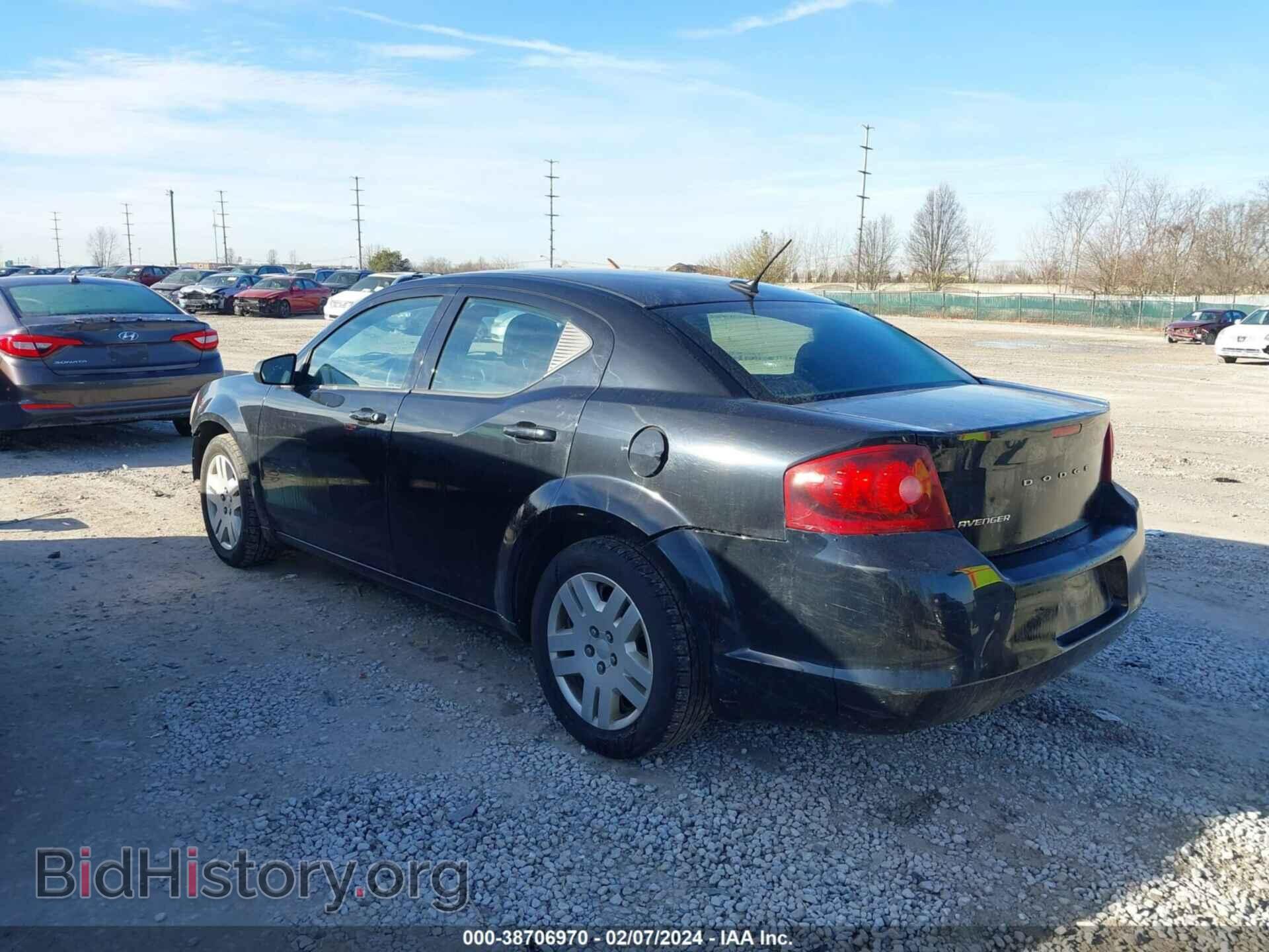 2012 DODGE AVENGER - VIN: 1C3CDZAB4CN110714 - Photo 3