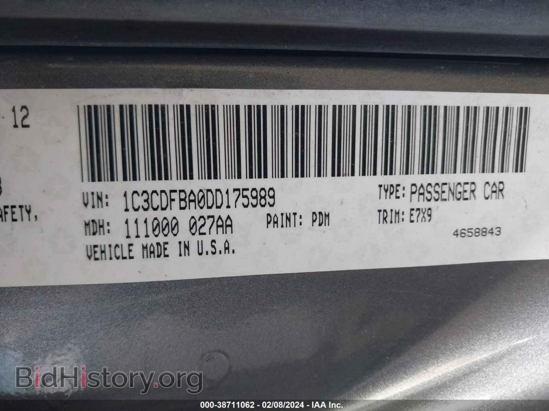2013 DODGE DART - VIN: 1C3CDFBA0DD175989 - Photo 9