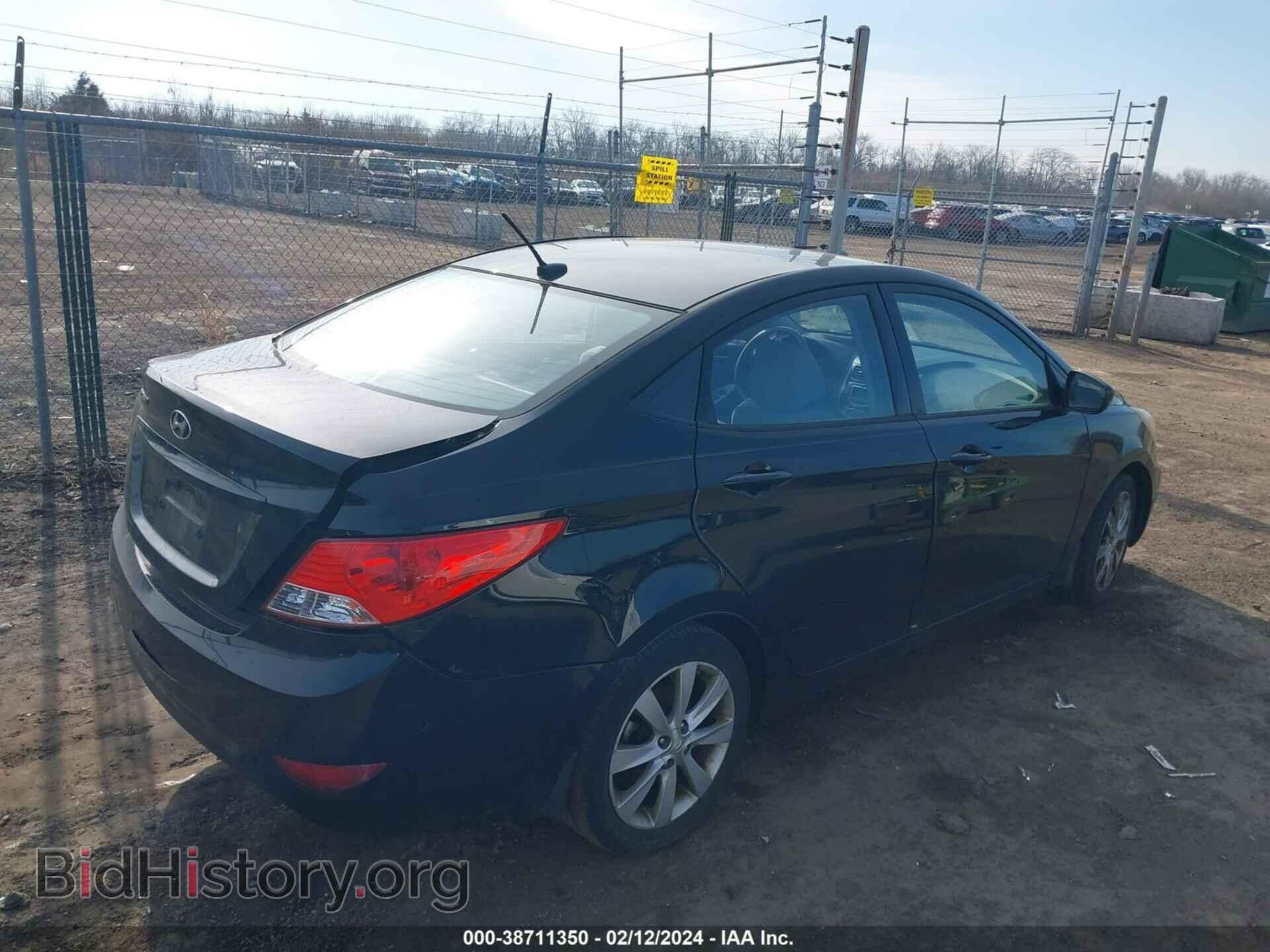 2013 HYUNDAI ACCENT - VIN: KMHCU4AE2DU381475 - Фото 4