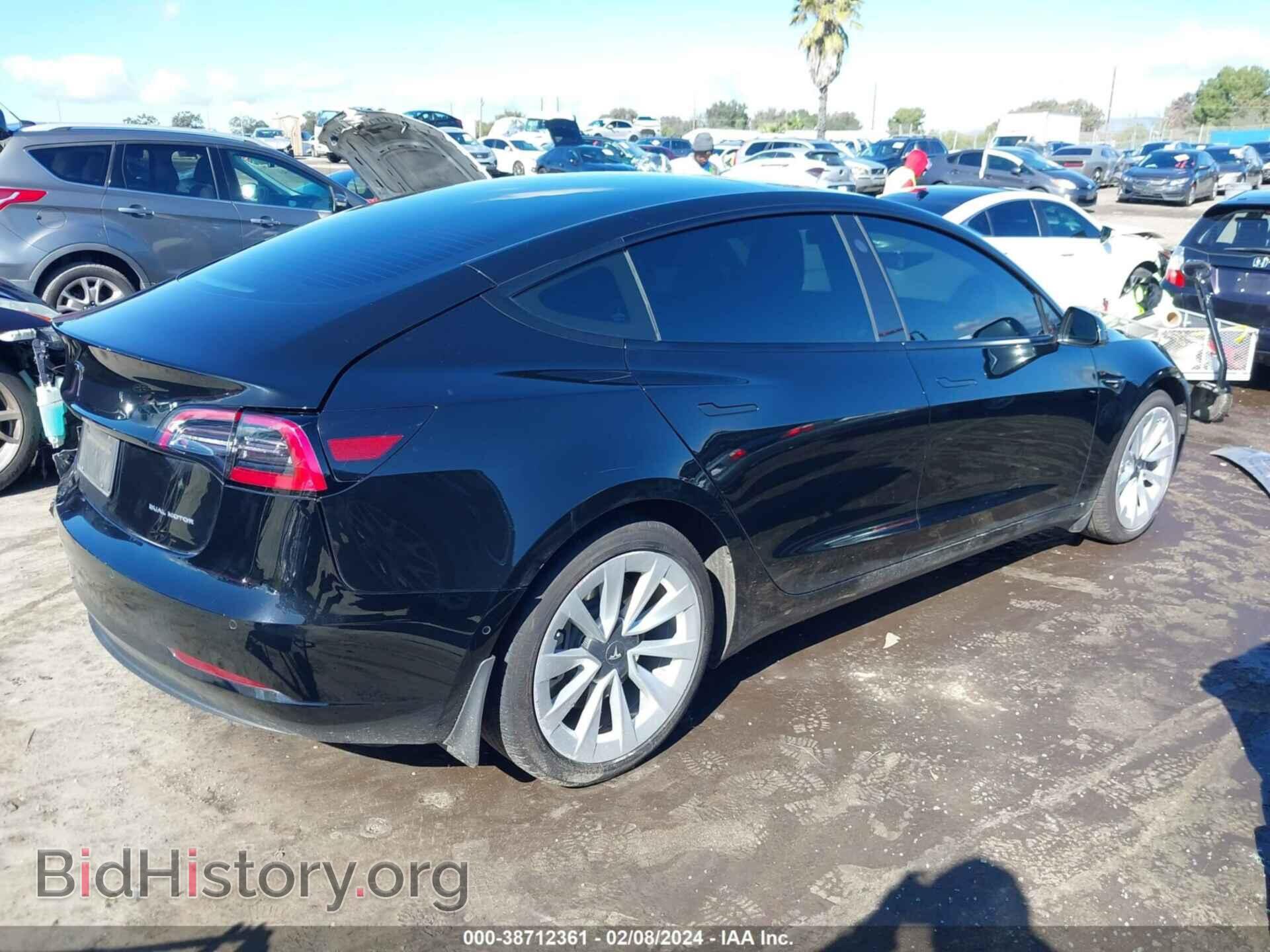 2022 TESLA MODEL 3 - VIN: 5YJ3E1EB7NF119302 - Фото 4