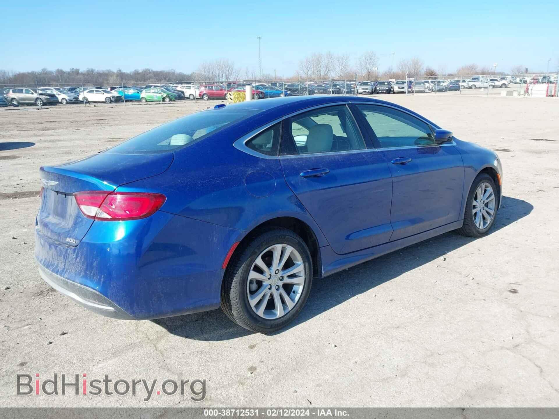 2015 CHRYSLER 200 - VIN: 1C3CCCAB2FN536860 - Фото 4