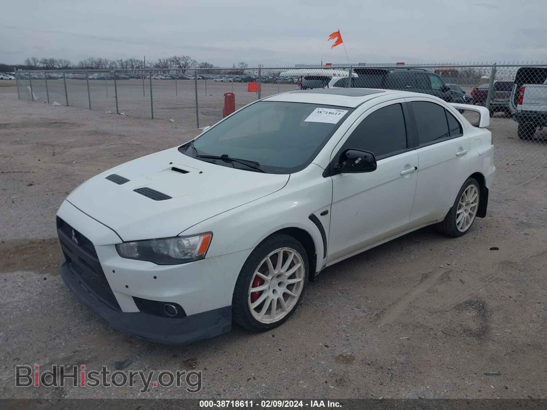 2014 MITSUBISHI LANCER EVOLUTION - VIN: JA32W8FV3EU015633 - Фото 2