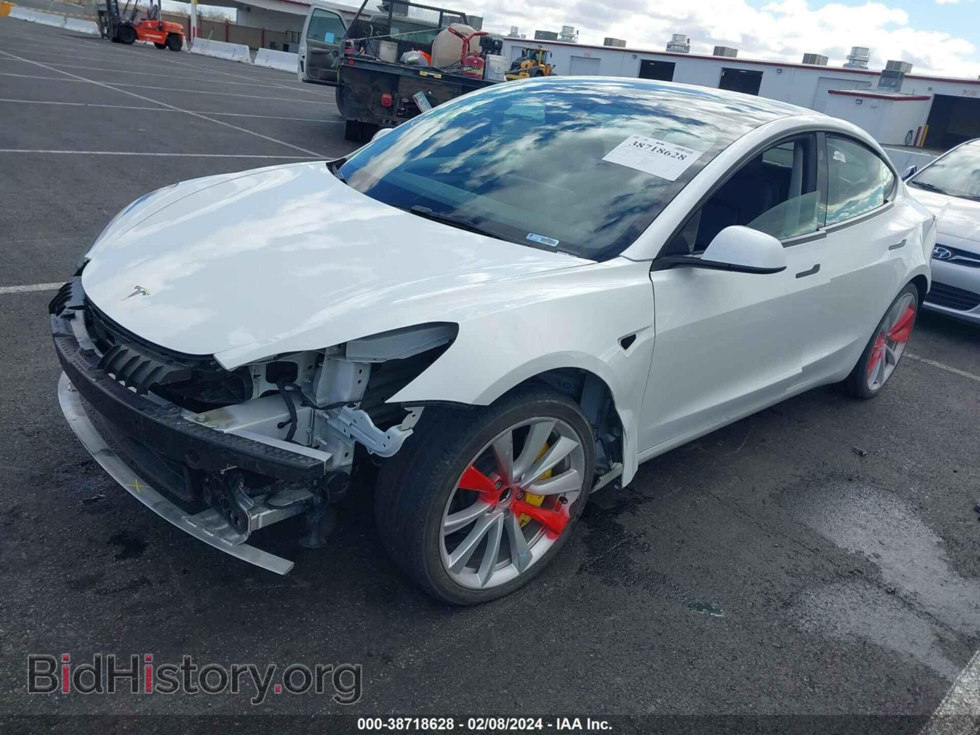 2022 TESLA MODEL 3 - VIN: 5YJ3E1EA5NF145159 - Фото 2