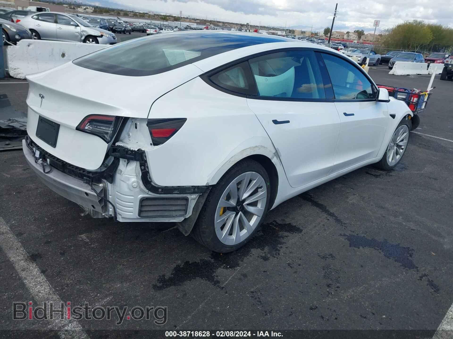 2022 TESLA MODEL 3 - VIN: 5YJ3E1EA5NF145159 - Фото 4