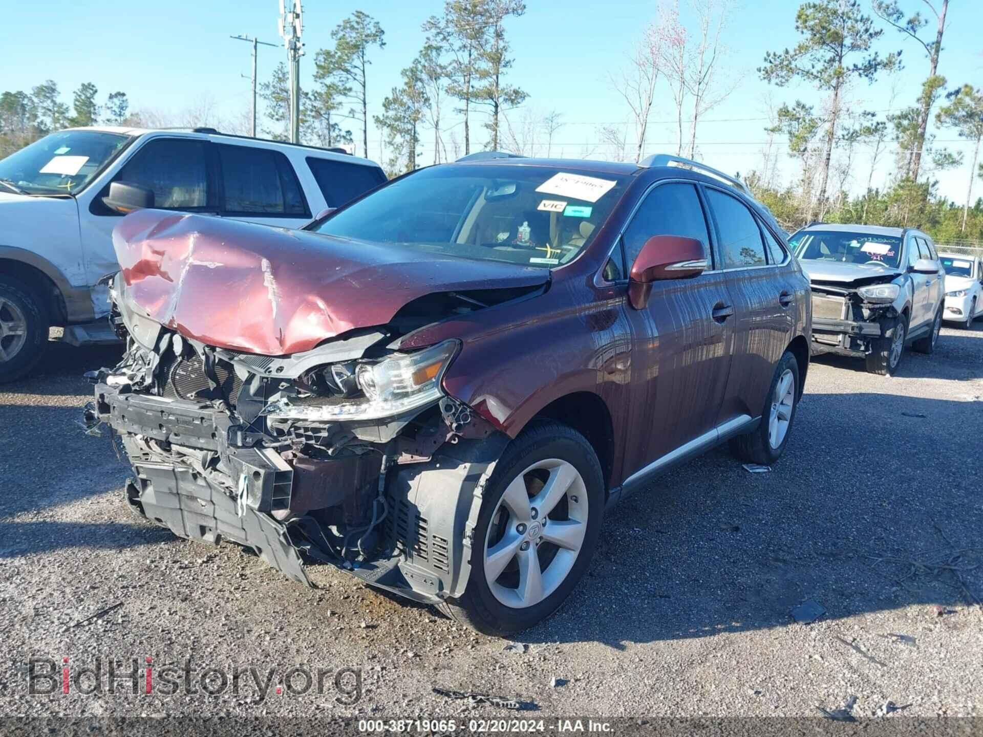 2013 LEXUS RX 350 - VIN: 2T2BK1BA8DC155207 - Фото 2