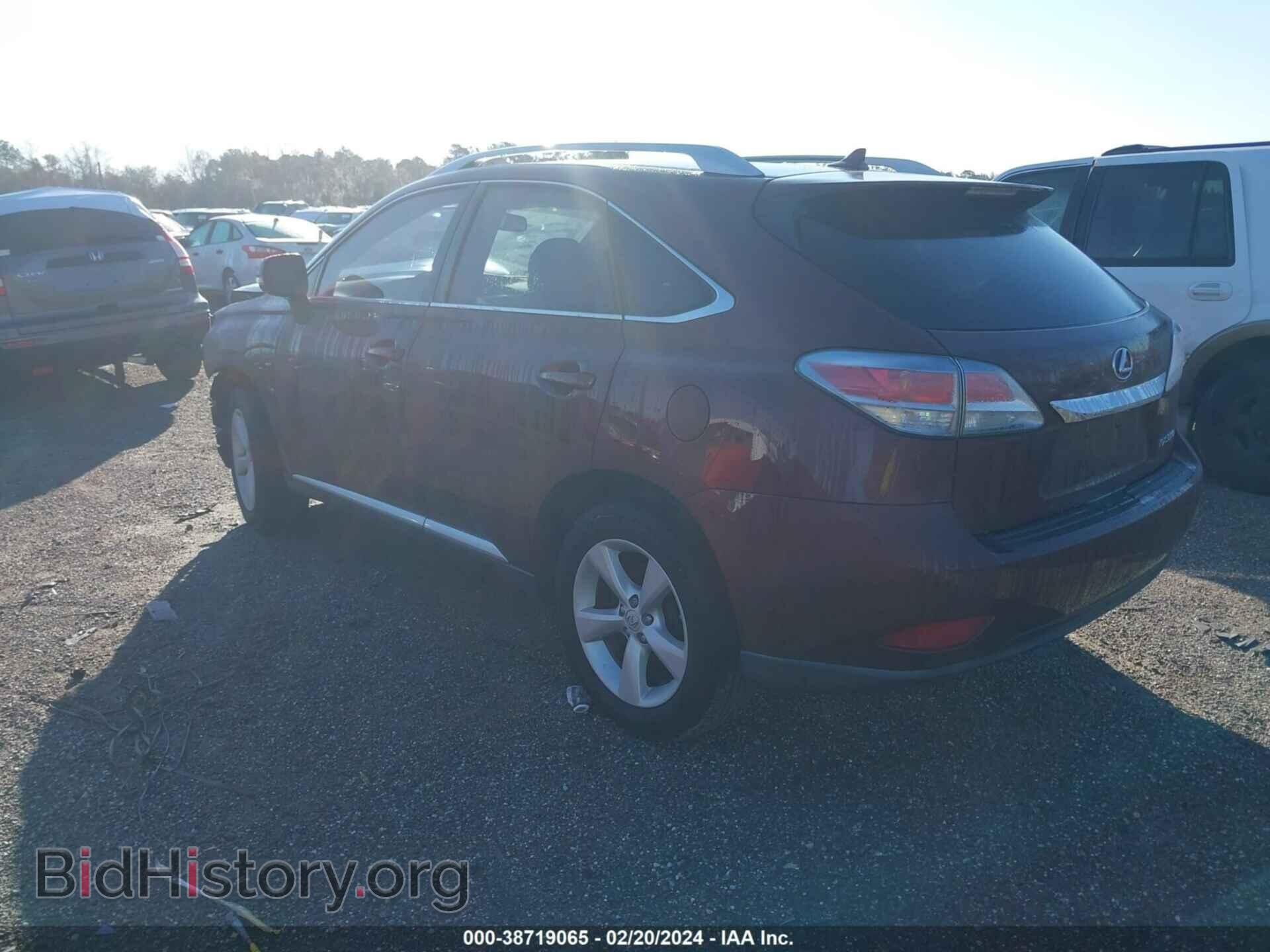 2013 LEXUS RX 350 - VIN: 2T2BK1BA8DC155207 - Фото 3