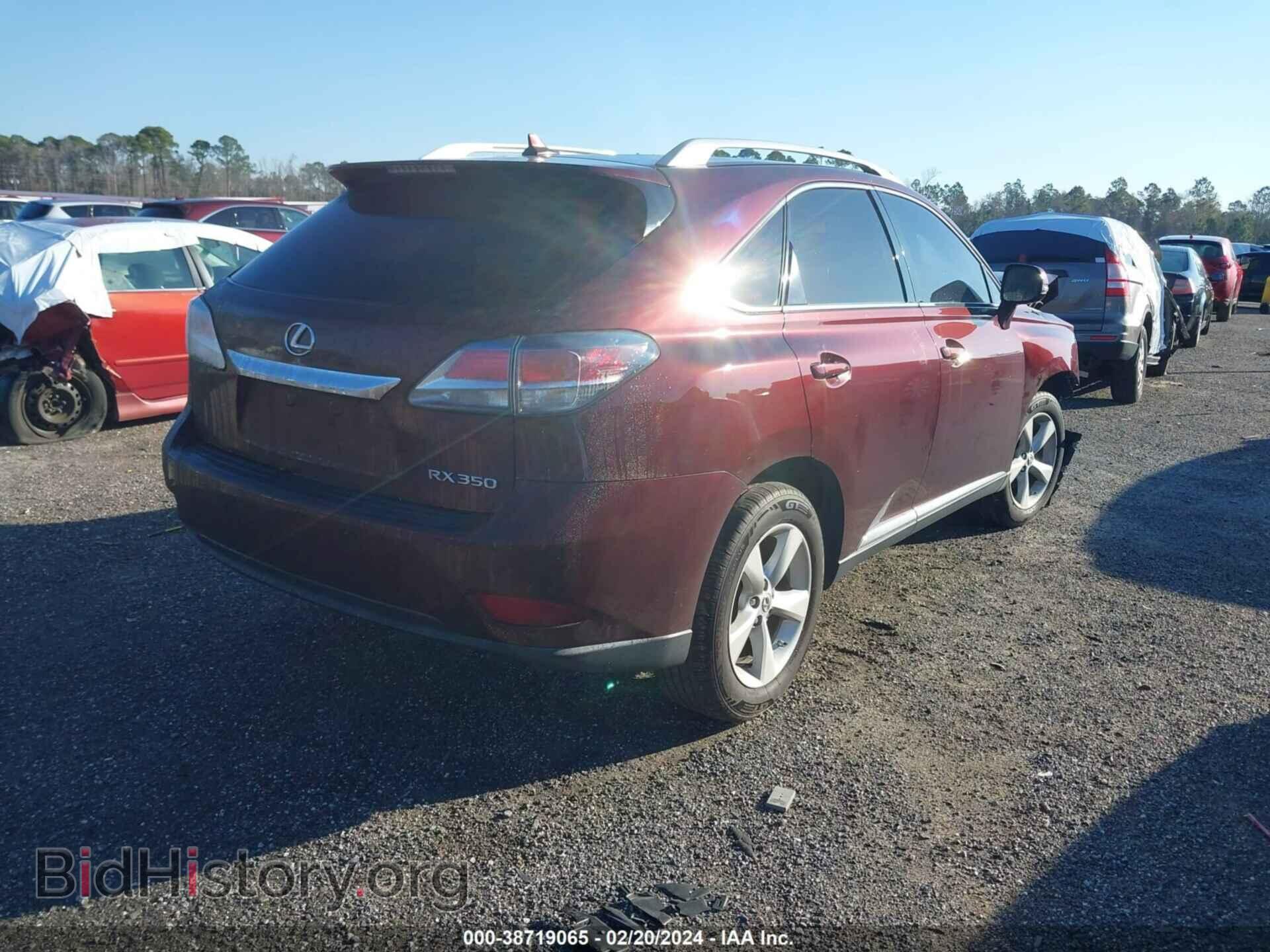2013 LEXUS RX 350 - VIN: 2T2BK1BA8DC155207 - Фото 4
