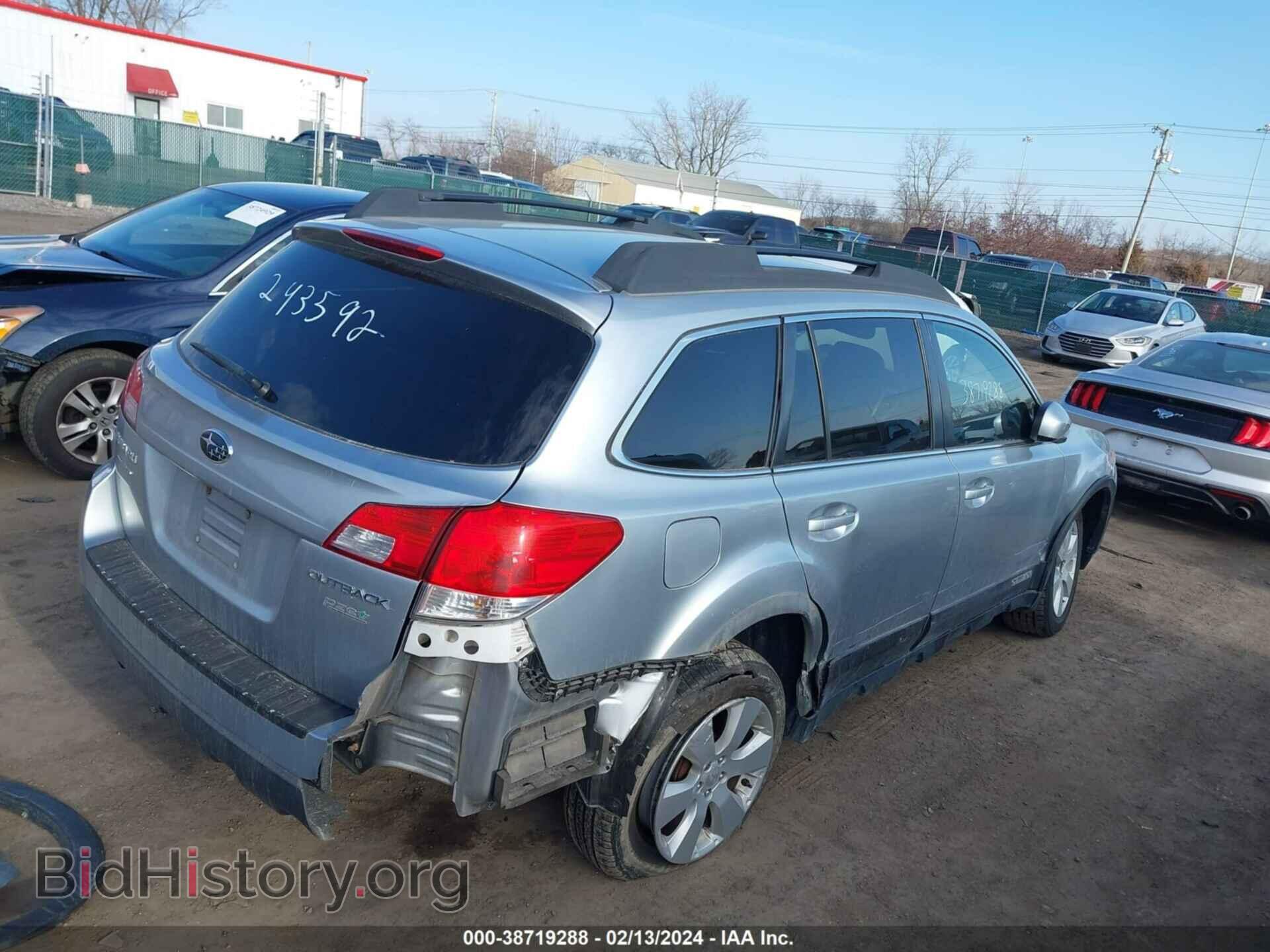 2012 SUBARU OUTBACK - VIN: 4S4BRBGC2C3243592 - Фото 4