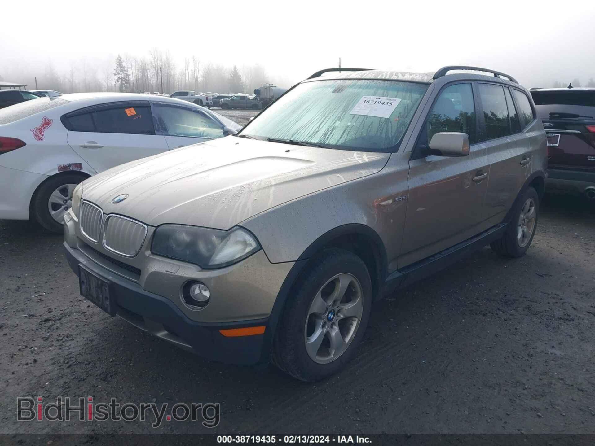 2008 BMW X3 - VIN: WBXPC93458WJ07078 - Фото 2