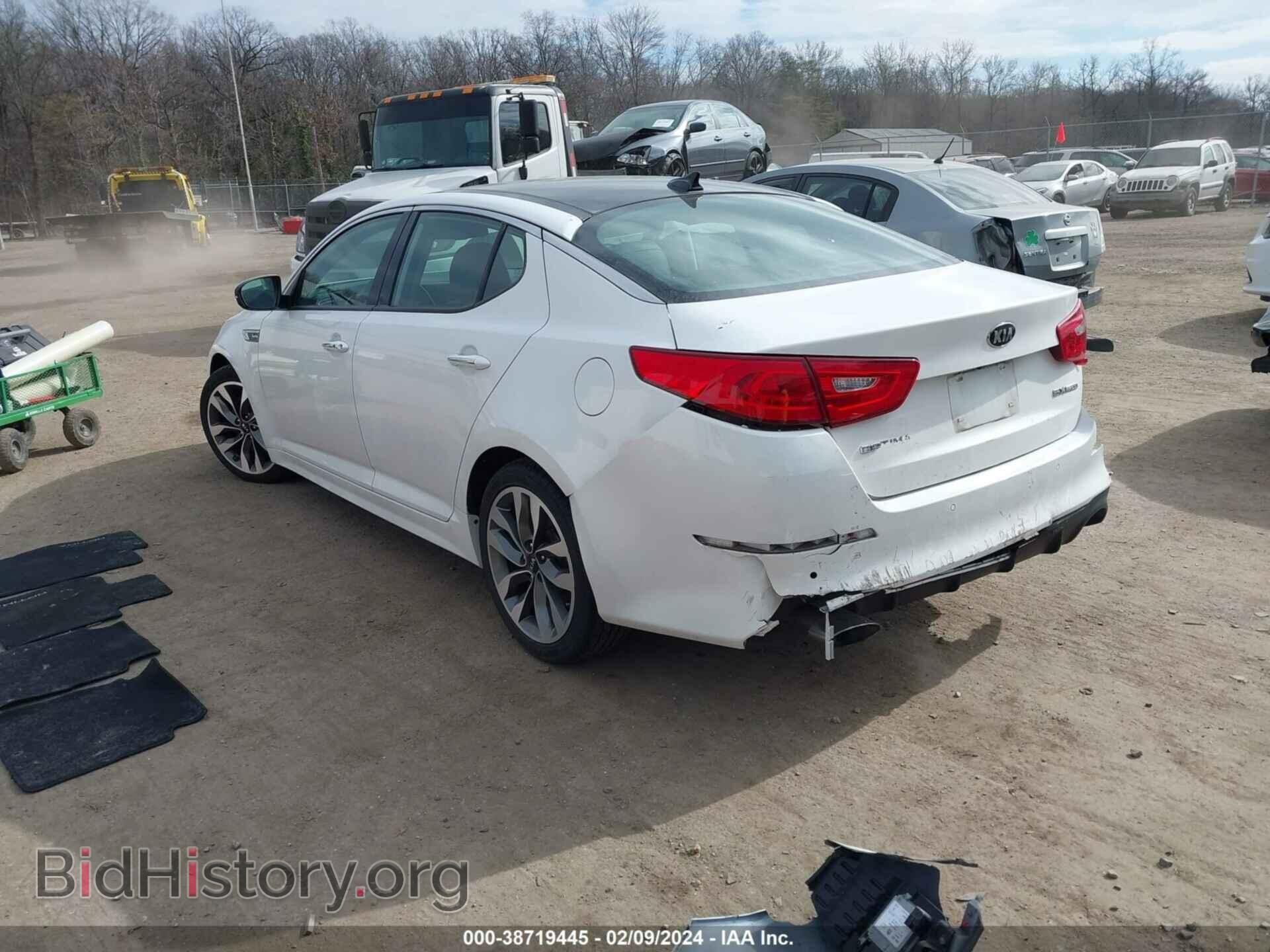2015 KIA OPTIMA - VIN: 5XXGR4A61FG408285 - Фото 3