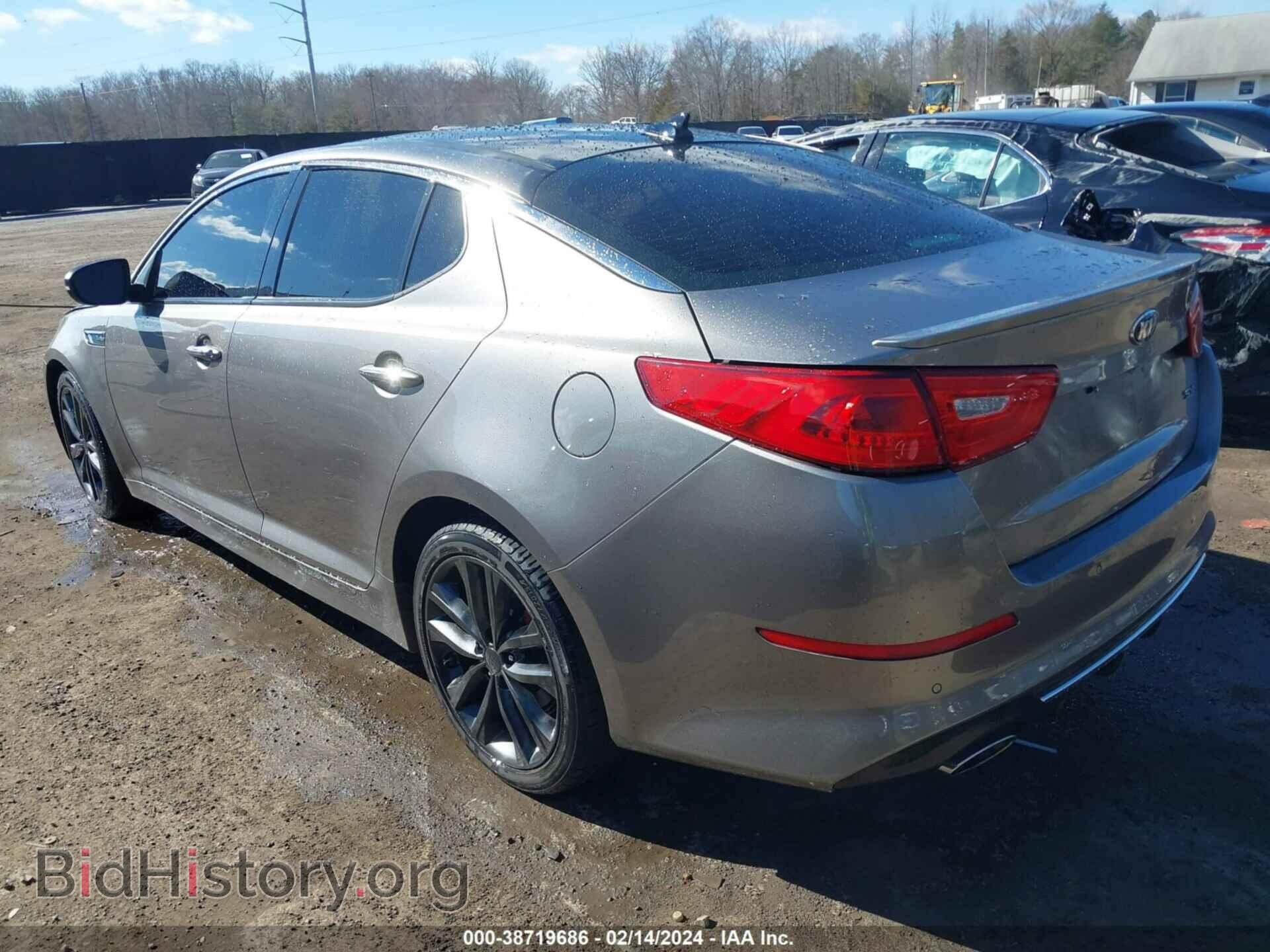 2015 KIA OPTIMA - VIN: 5XXGR4A60FG358043 - Фото 3