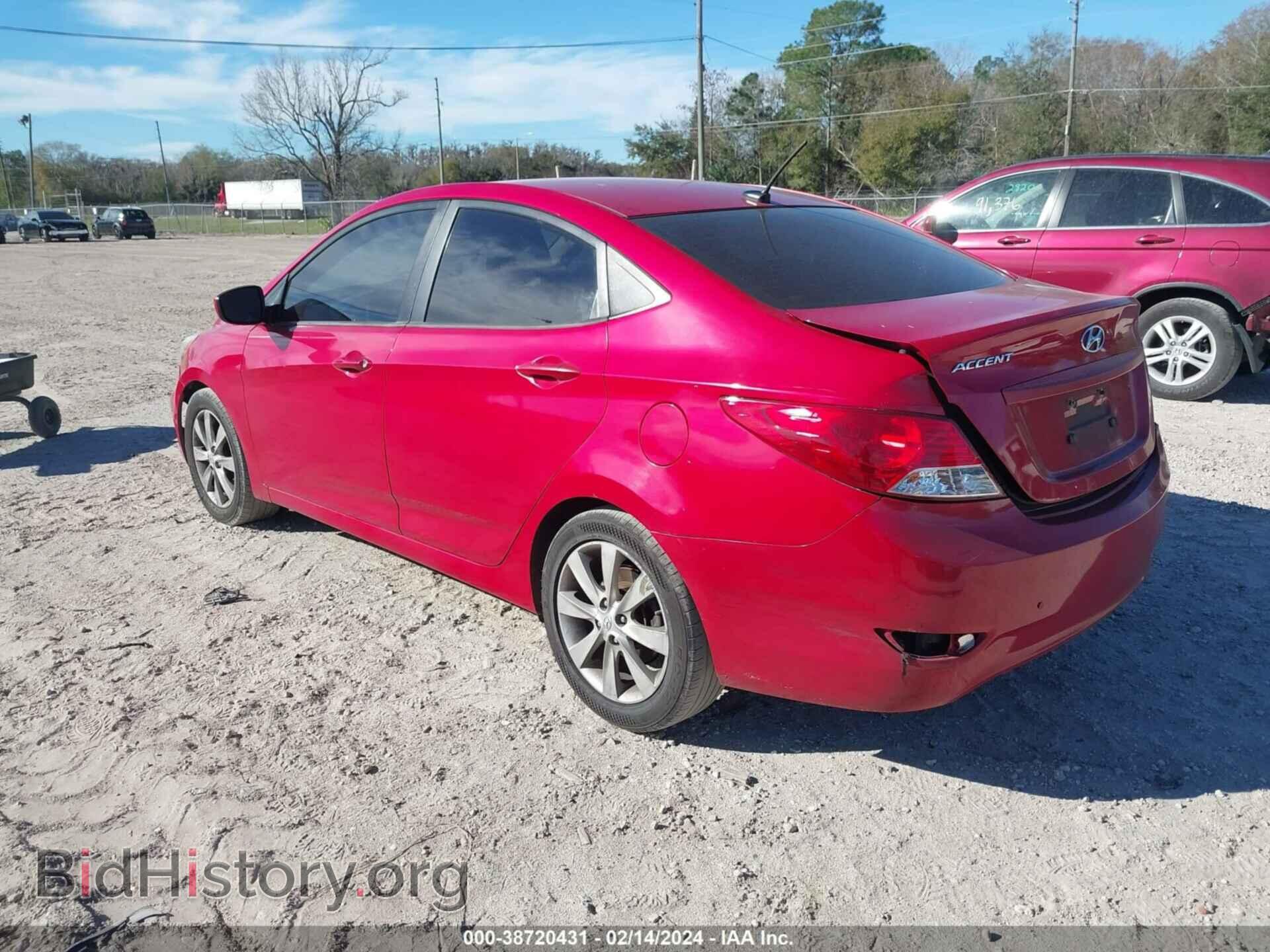 2012 HYUNDAI ACCENT - VIN: KMHCU4AE0CU226261 - Фото 3