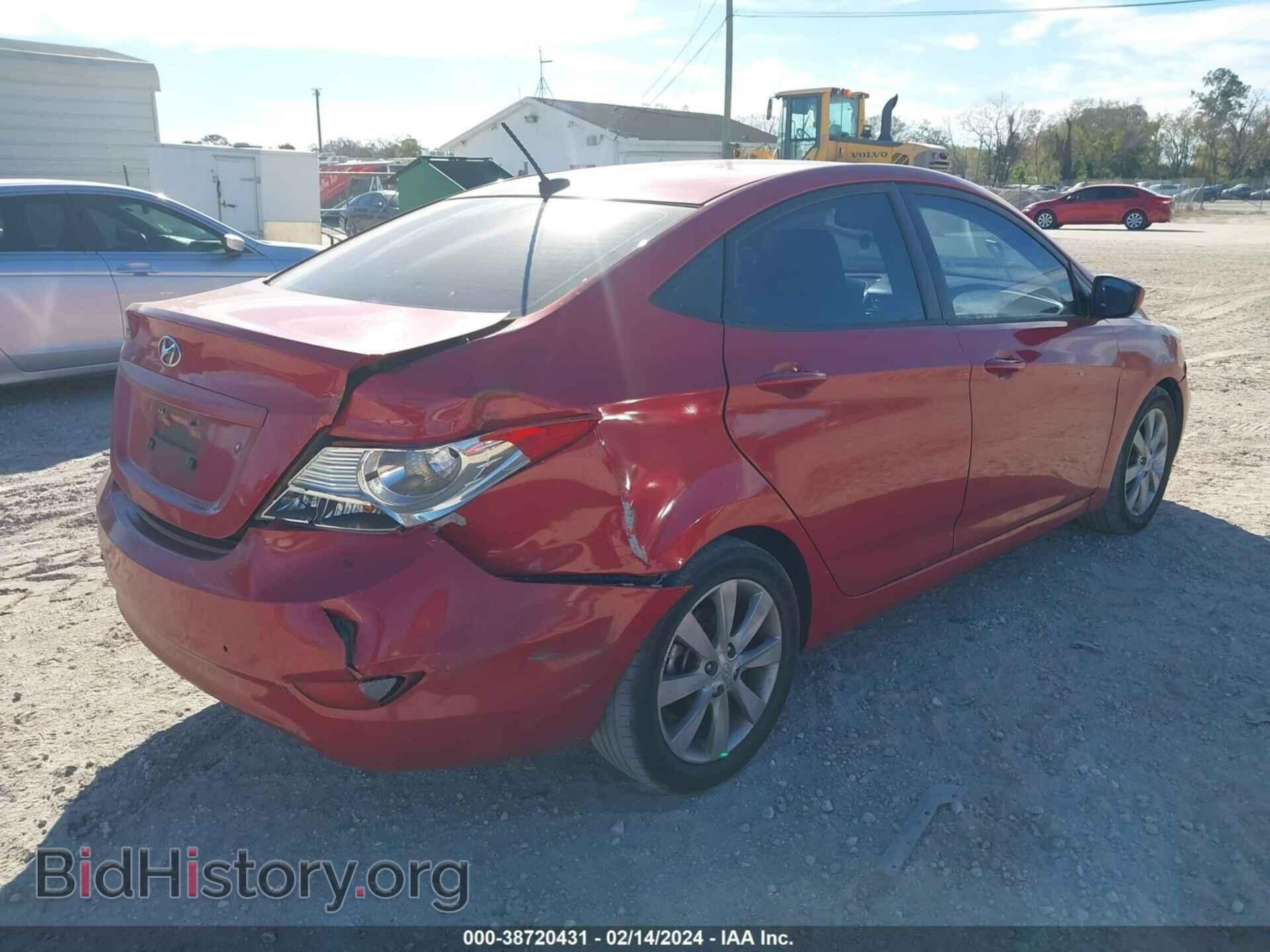 2012 HYUNDAI ACCENT - VIN: KMHCU4AE0CU226261 - Фото 4
