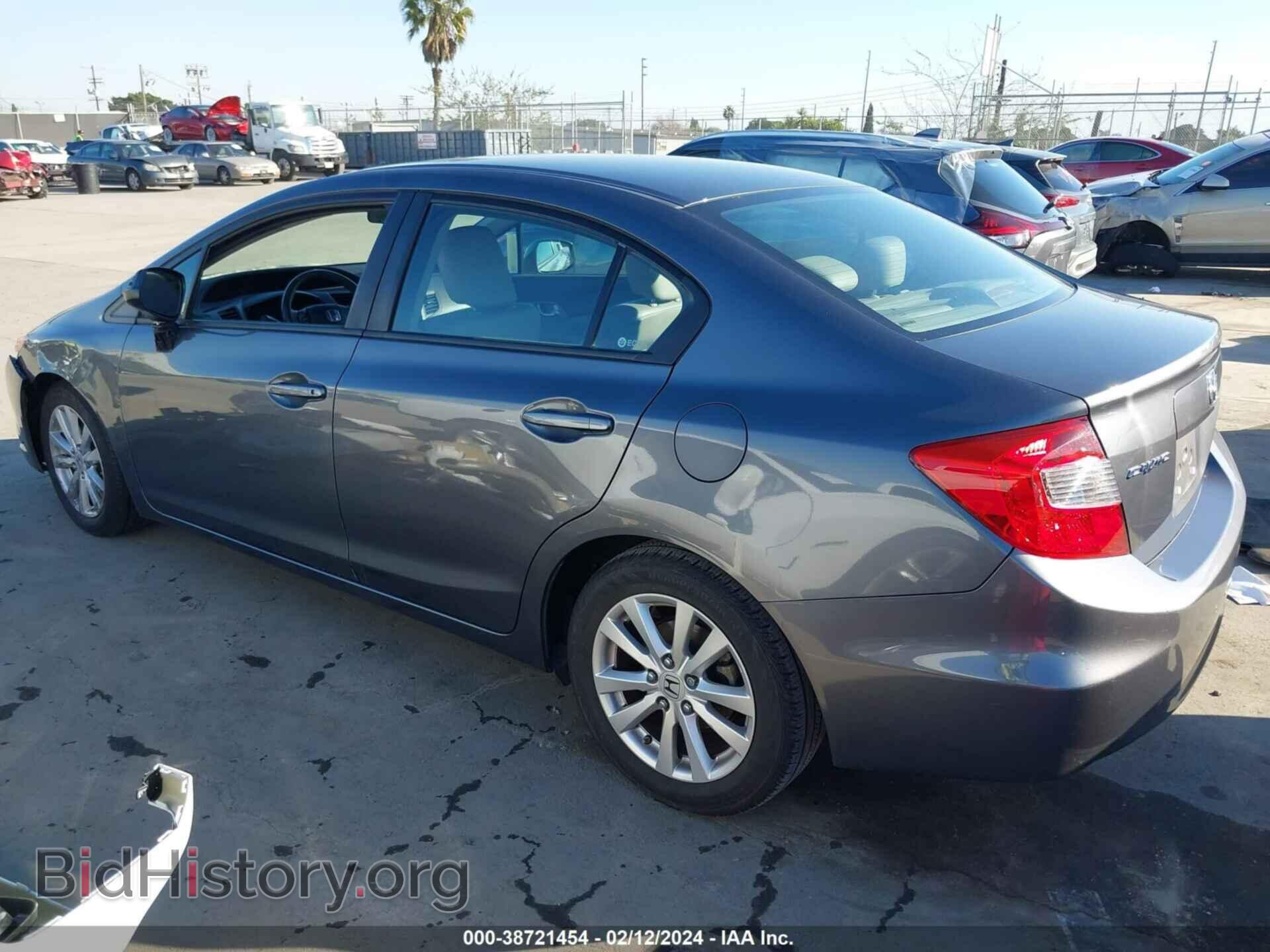 2012 HONDA CIVIC - VIN: 19XFB2F99CE342161 - Фото 3