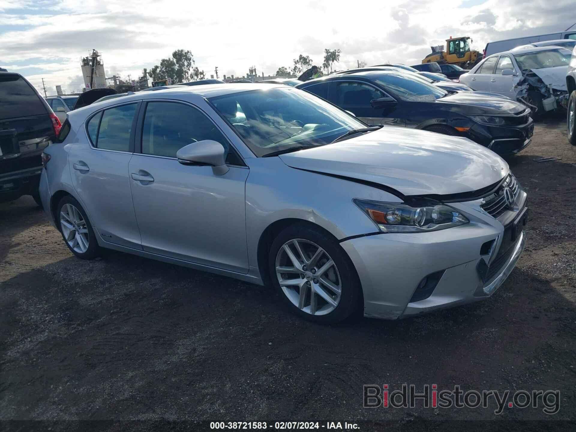 Photo JTHKD5BH6G2250904 - LEXUS CT 200H 2016