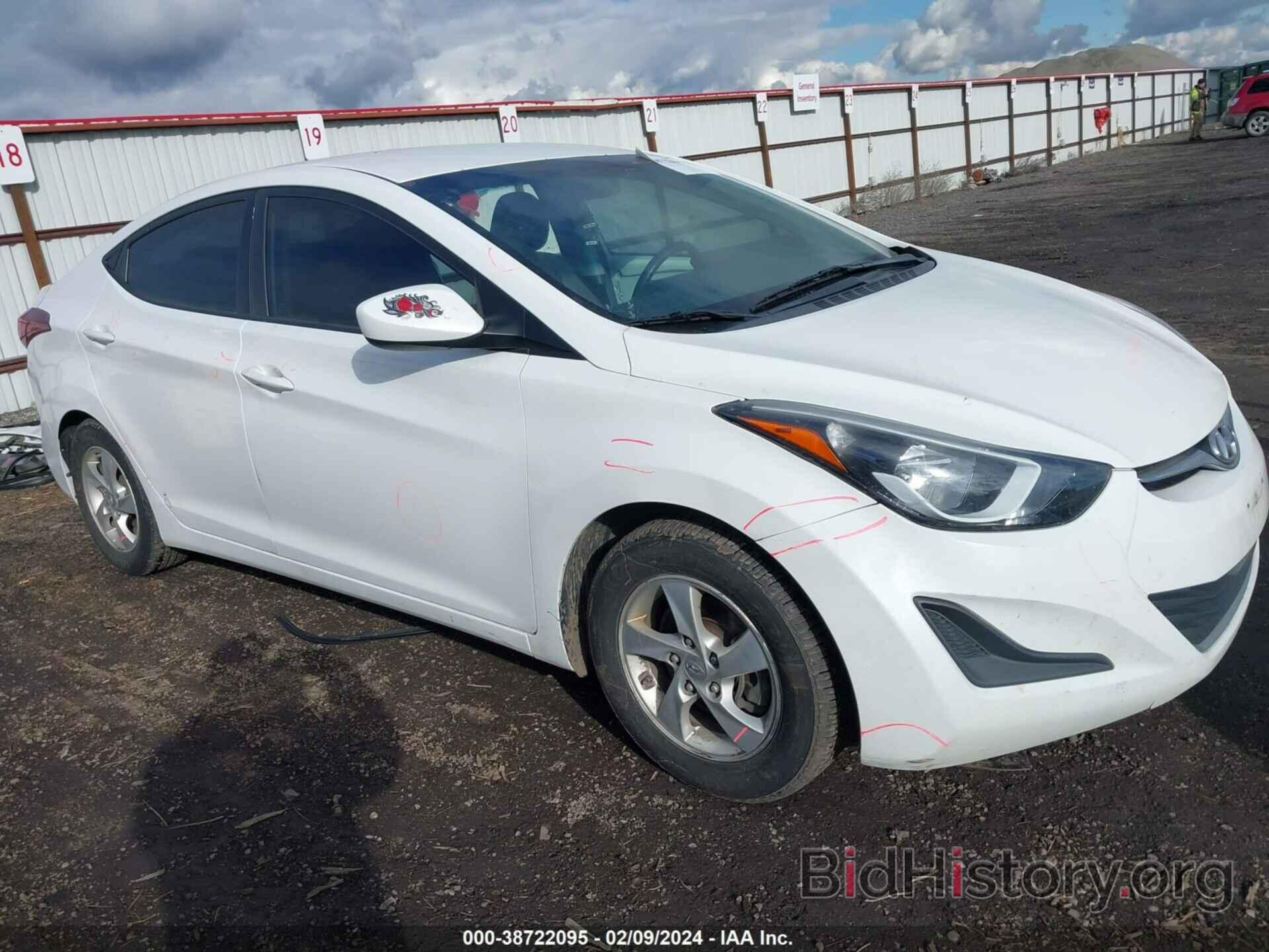 Photo 5NPDH4AEXEH516193 - HYUNDAI ELANTRA 2014