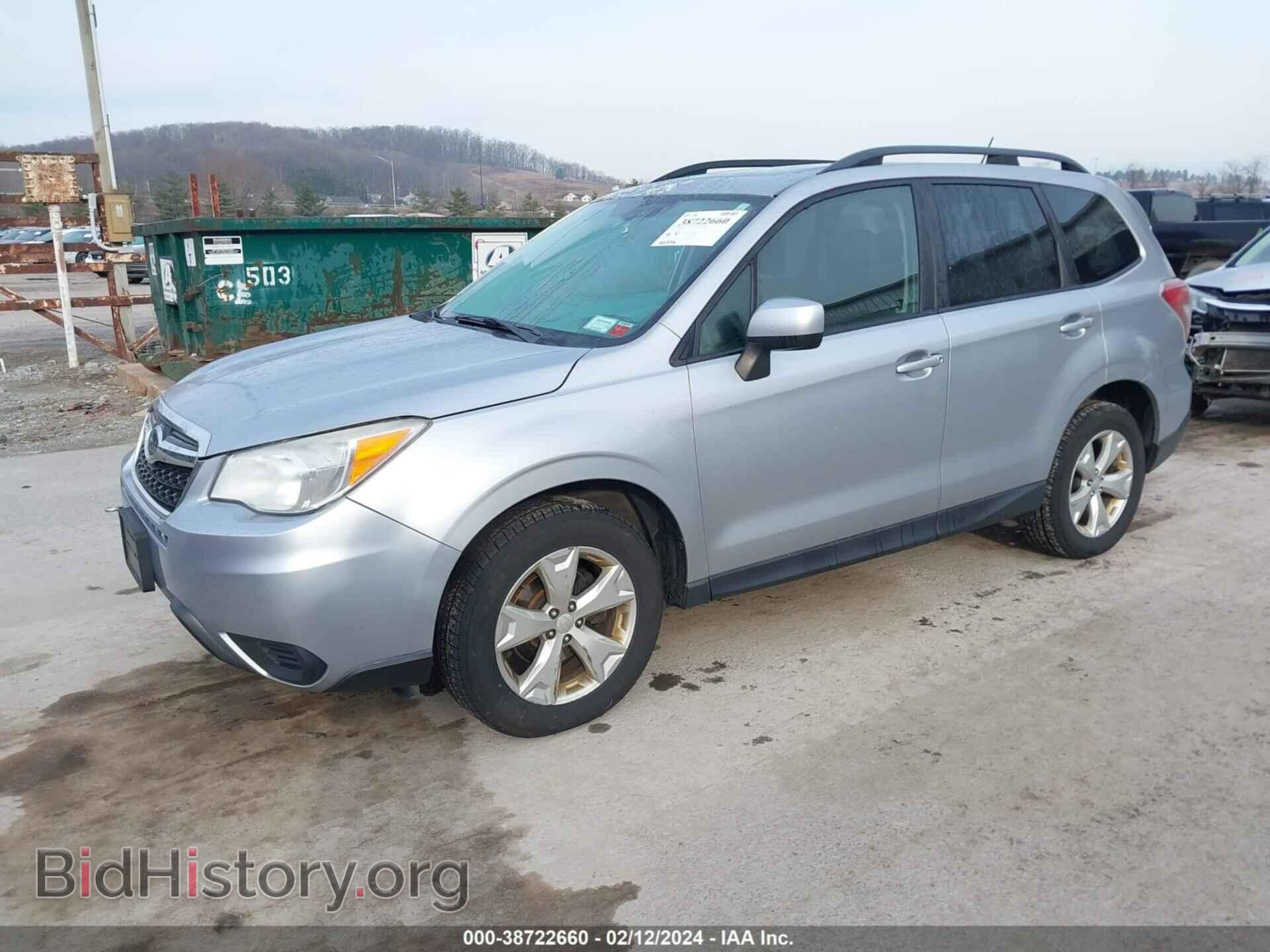 2014 SUBARU FORESTER - VIN: JF2SJADC4EH484345 - Фото 2