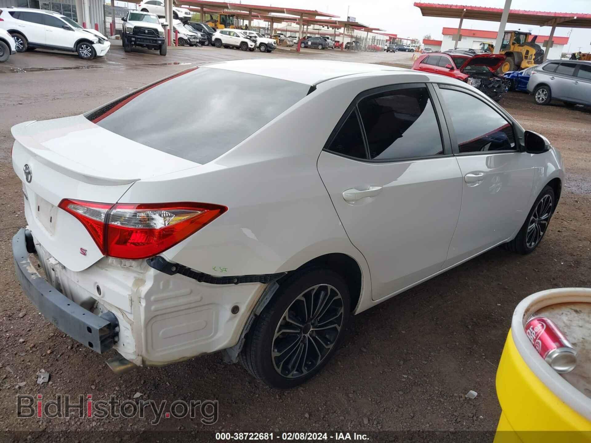 2015 TOYOTA COROLLA - VIN: 2T1BURHEXFC397670 - Фото 4