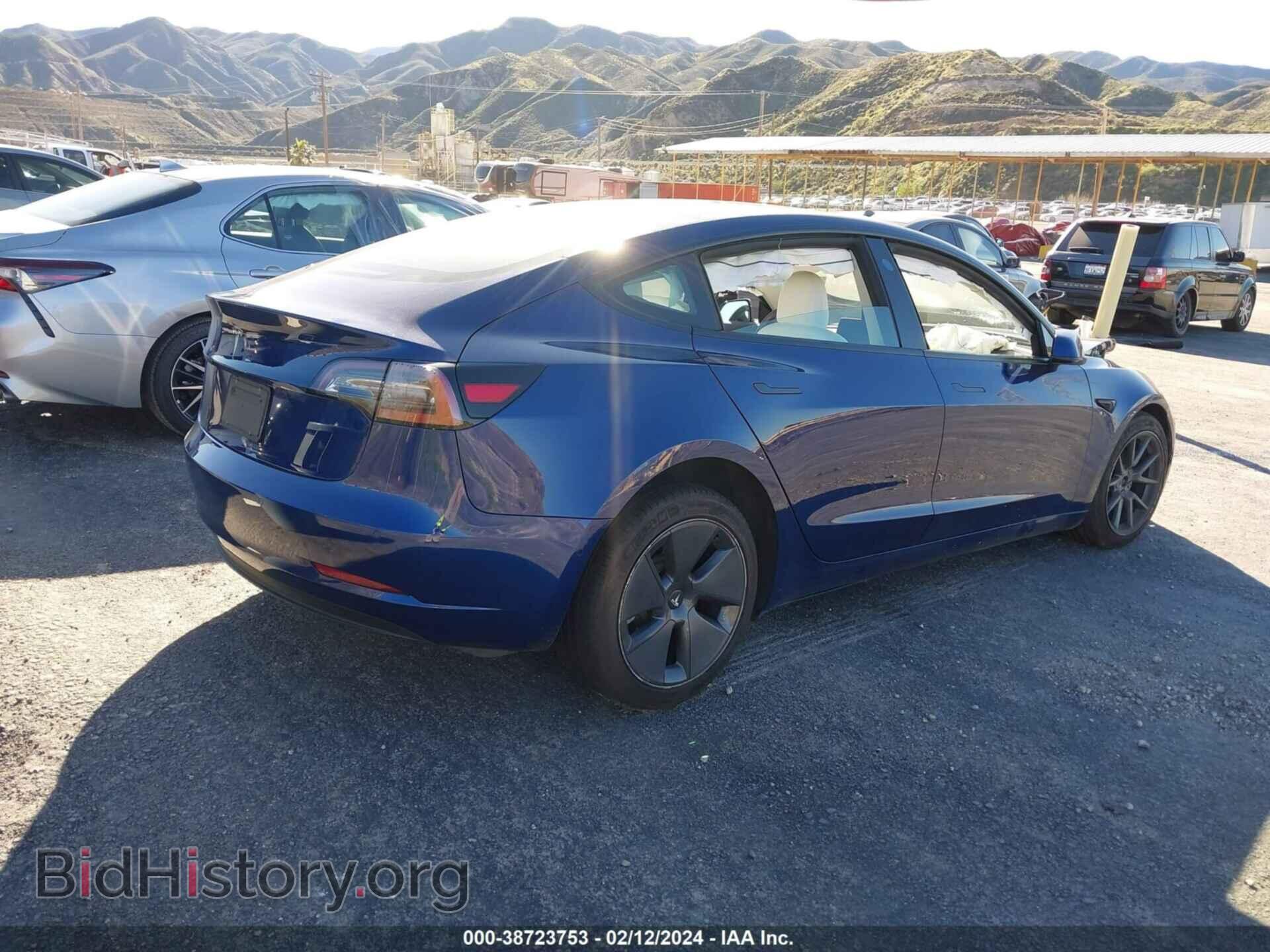 2022 TESLA MODEL 3 - VIN: 5YJ3E1EA3NF373998 - Фото 4
